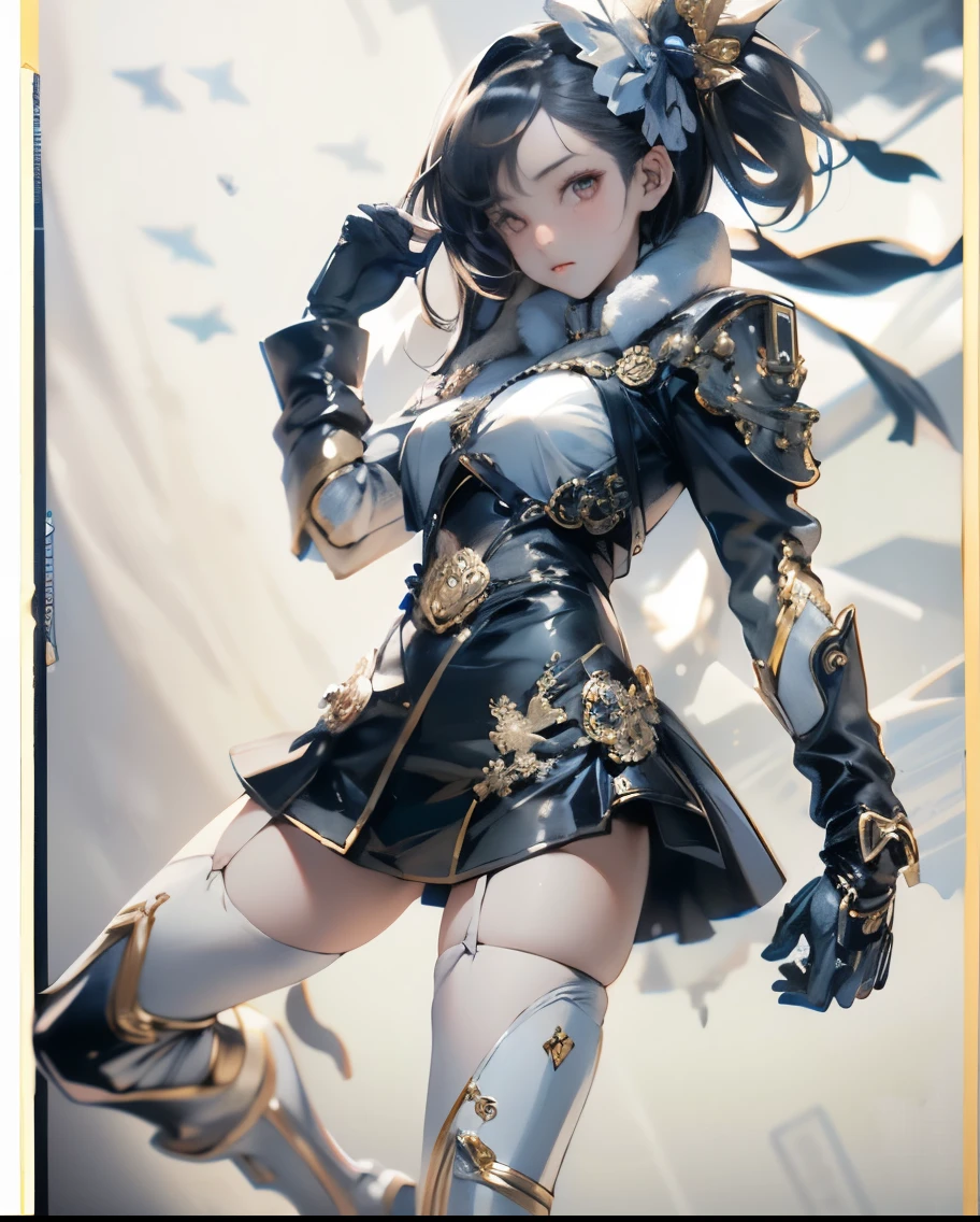 there is a girl in a costume that is posing for a picture, extremely detailed artgerm, range murata and artgerm, artgerm style, ig model | artgerm,