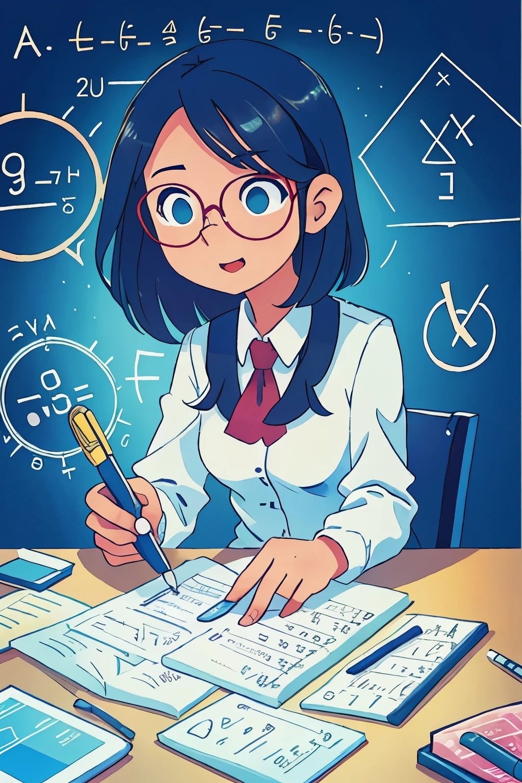 Actuarial Consultant working on complex maths formulae