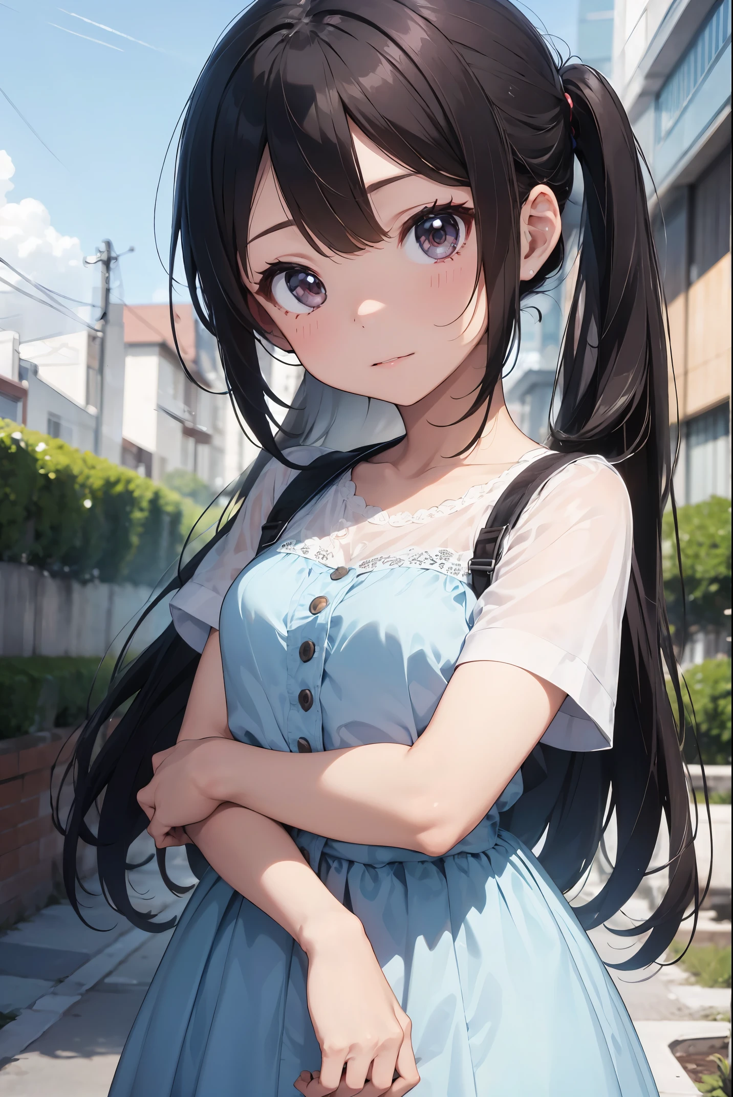 masterpiece、hightquality、high-level image quality、Detailed down to the smallest detail、
Little pretty girl、Junior high school girl idol、Cinderella、Outstanding looks、cute little、tchibi、kirakira、spot light