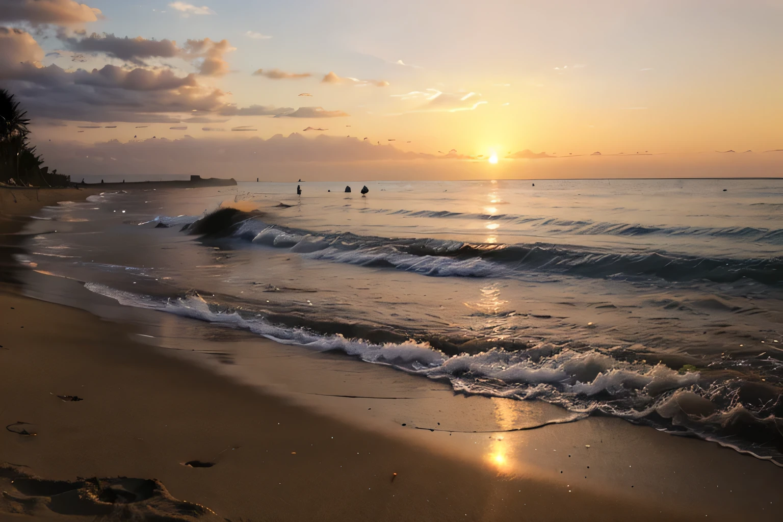 beach sunset