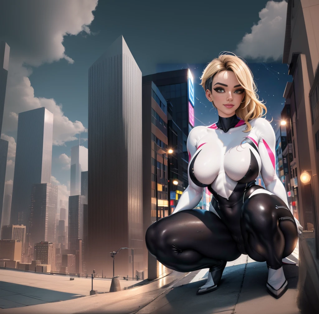 I want a continuation of a city in the background, several buildings in the background