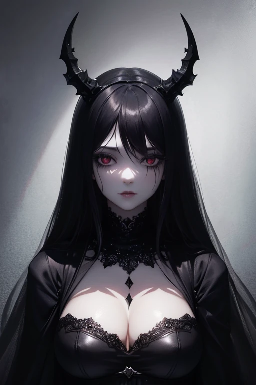 (Retratos femeninos surrealistas), (dark fantasy art: 1.6), Sombras profundas.
