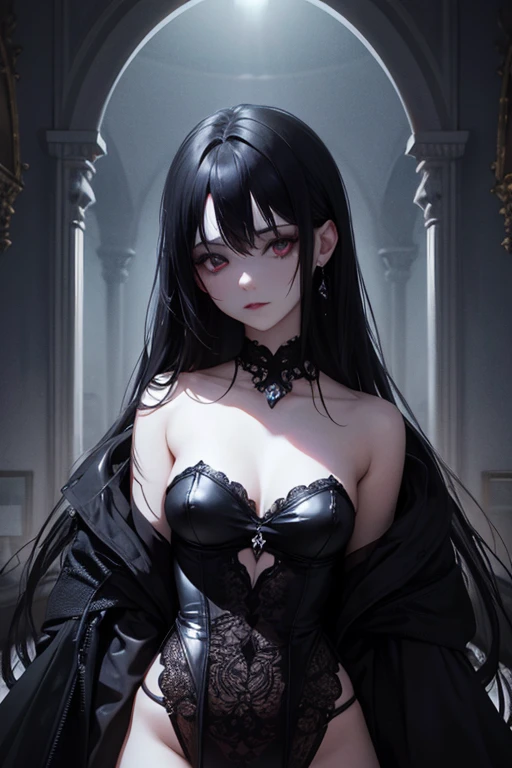 (Retratos femeninos surrealistas,y), (dark fantasy art: 1.6), Sombras profundas.