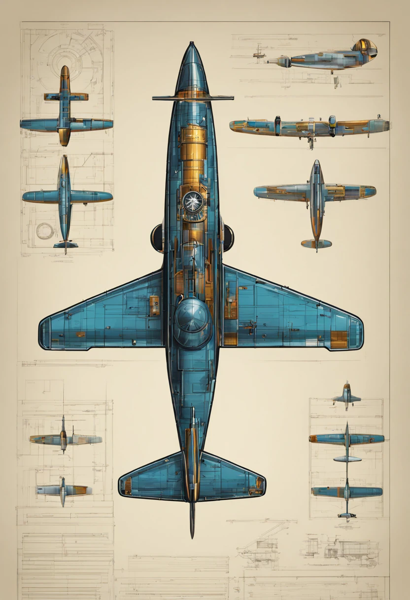 (detailed,high quality)Blueprints of the Bouncing bomb, (multicolored,digital)sketch, (bold,slick,clean) design with clean lines, (glossy, metallic finish), (detailed) noueprint-style), (perfect,awesome) composition.