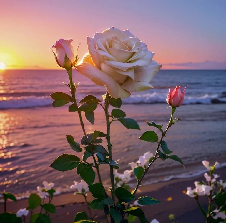 There was a man holding a rose in his hand, flores bonitas, Natureza Bonita, Rosa, rosa rosa, fotografia muito bonita de, beautiful morning, floral sunset, rosa rosa, foto de uma rosa, beautiful aesthetics, incrivelmente bonito, flores bonitas, Beautiful and Aesthetic, morning sunrise, rose pink lighting, Rosses, natureza realmente bonita, Rosa Hora Dourada