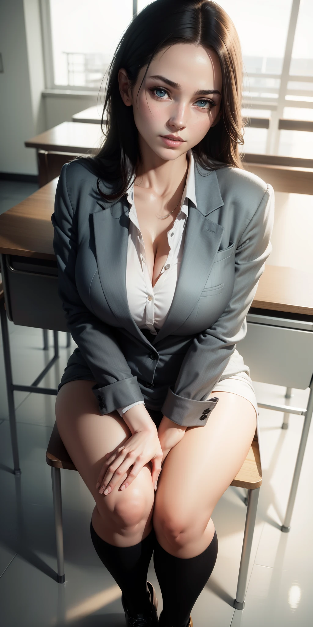 Full body portrait, full body, big butt and big breasts, very detailed cg, detailed texture, a realistic representation of the face very detailed, cinematic lighting, very detailed face features, 8k resolution, 32k, Super-Resolution, hyper-realistic, without changing the features of the face very, just as the face looks in the picture, stick as much as possible to the image-auto