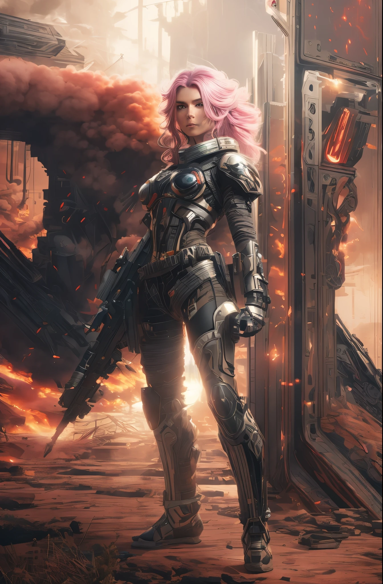 pink mohawk hair with locks, ((gorgeous princess)), (with long flowing white hair), (bright and beautiful eyes), (side profile), trend on art station, flower of hope by Jean-Honor Fragonard, Peter mohrbacher, super Detailed, crazy detail, stunning, intricate, elite, art nouveau, ornate, liquid wax, elegant, luxurious, Greg Rutkowski, ink style, sticker, vector art beautiful character design, double exposure shot, luminous design, winning entry, masterpiece, amoled black background, Woman fighting technologic suppression in seemingly pristine dystopian future, dressed in rags skins, mud and camouflage, outskirts of a highly technological programmed industrial city, eluding and killing rabid biologically modified killer cybernetic tracking dogs, dynamic bloody flighting scene, hyperdetailed, vast open atomic wasteland countryside, weeds and strange dead straw-like plant-life, photorealistic, ravager art style, 36k resolution, kodak film grain, in the style of Michael Kerbow, A warning to the future.,Masterpiece,perfecteyes,more detail XL Negative Prompt