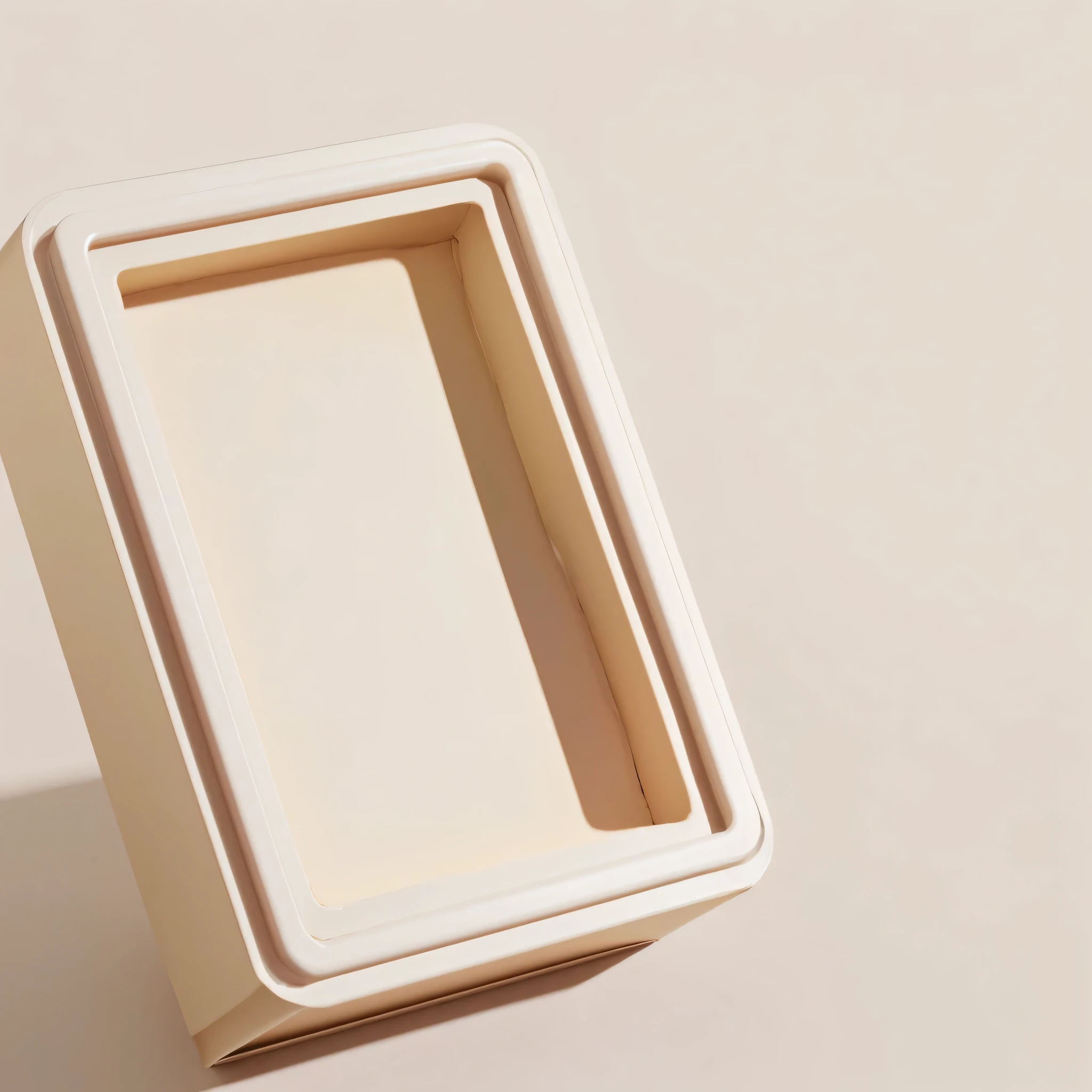 Gift box solid color highlight shadow