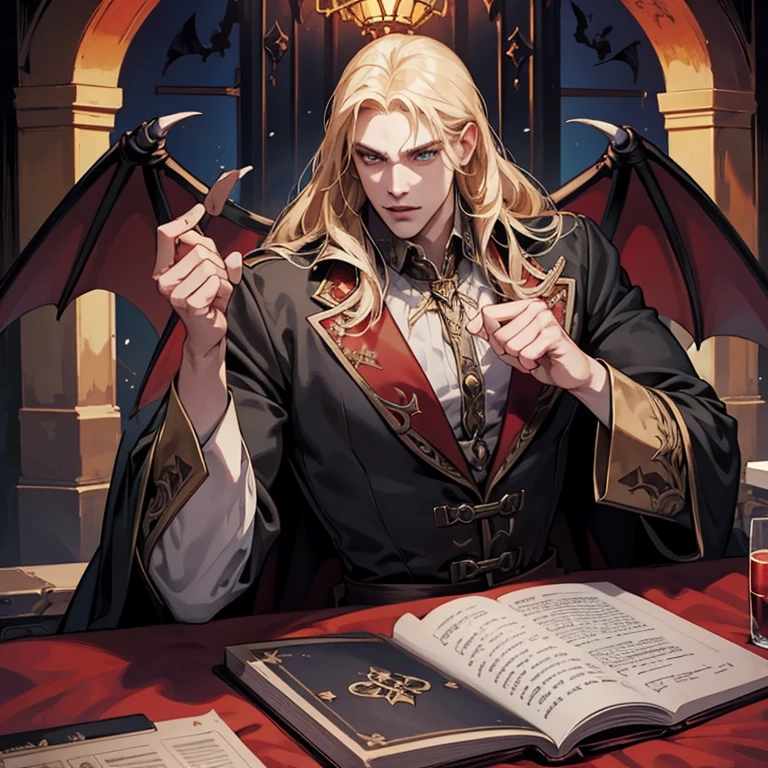 Castlevania Shadow Lord The hunky and handsome Lord Dracula. Lead a troop armed with demons to wage war. Realistic graphics. Superb details. Dynamic poses The detailed face is very realistic. Superb details