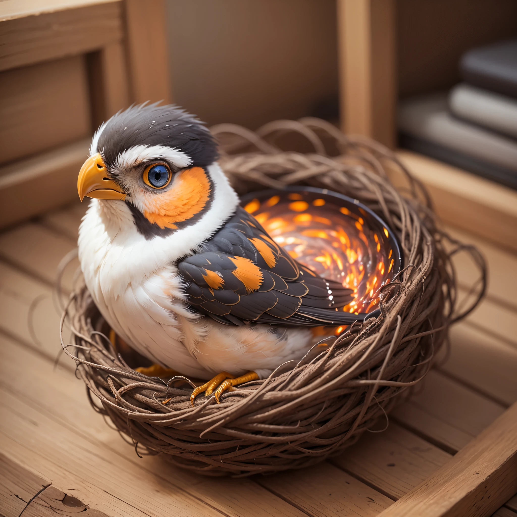 Draw a smart bird's nest --auto --s2