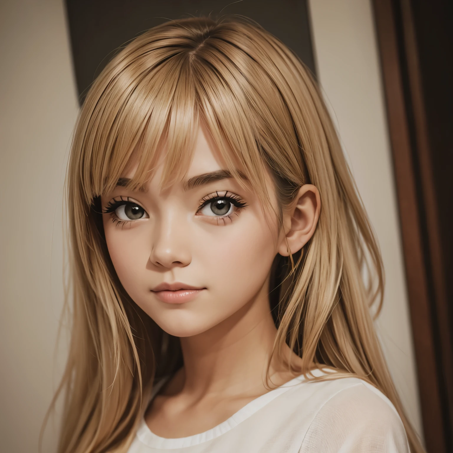 Dibujo de chica, animado
