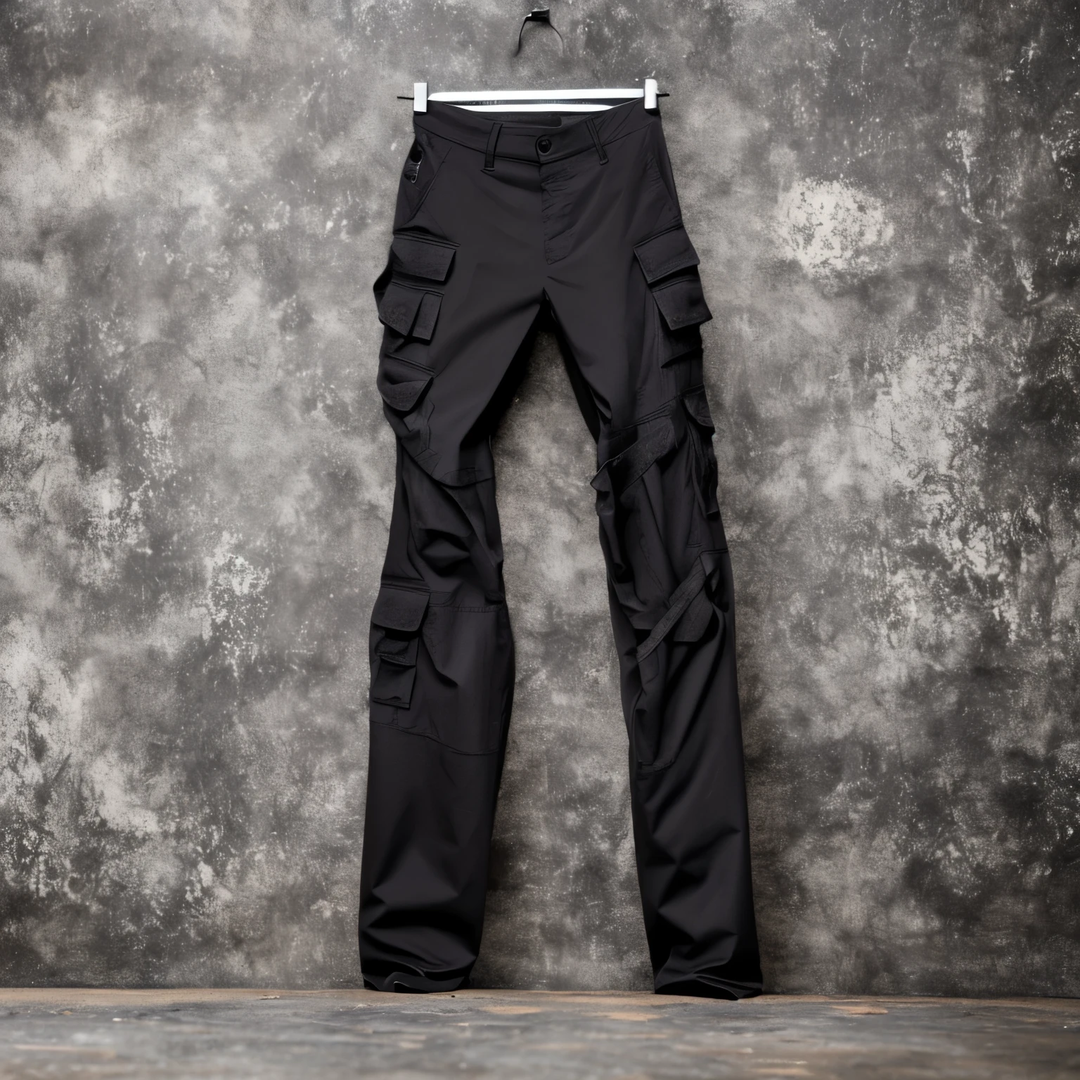 cargo pants on a gothic background with no one wearing them
