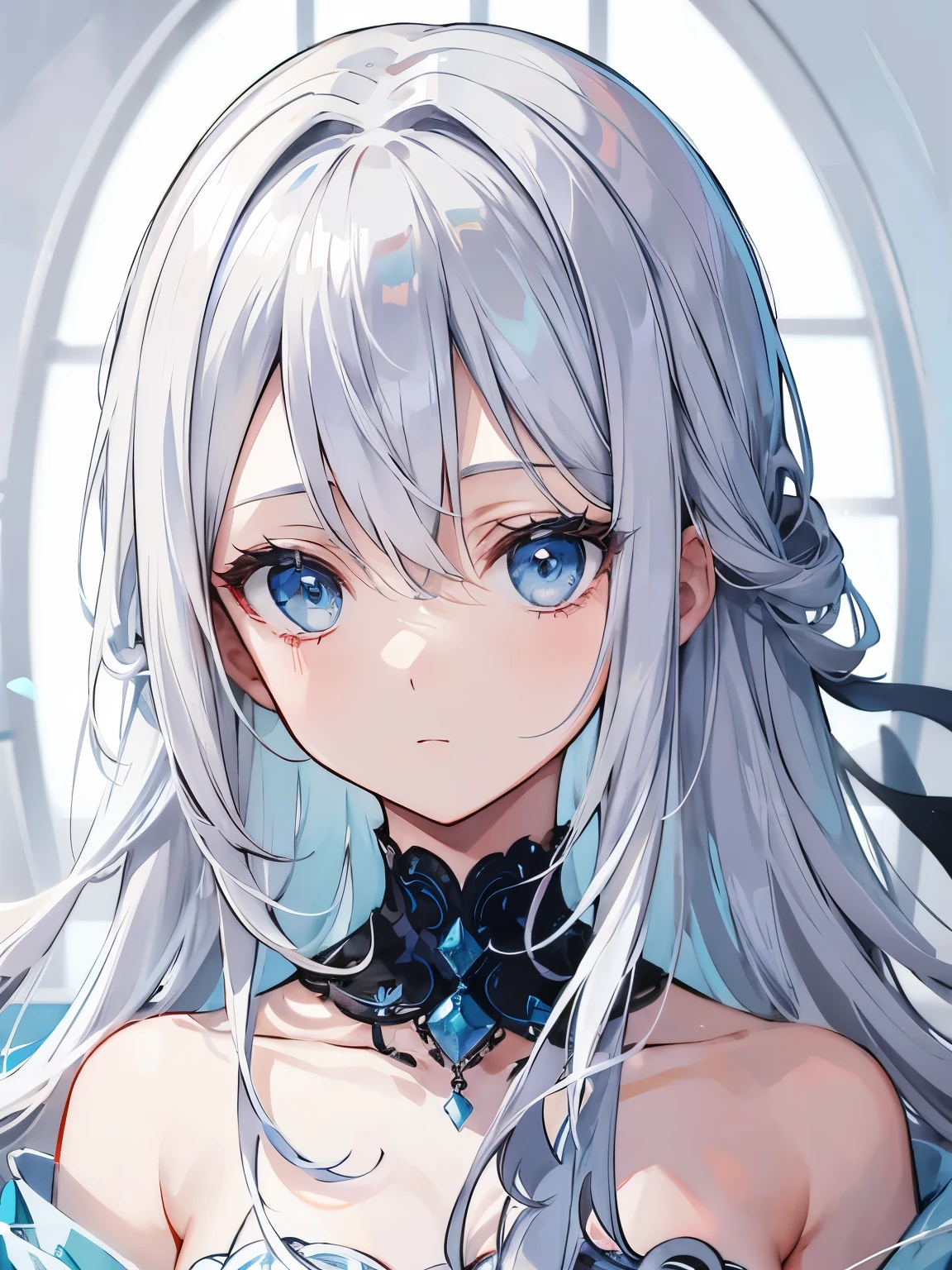 White hair thin
