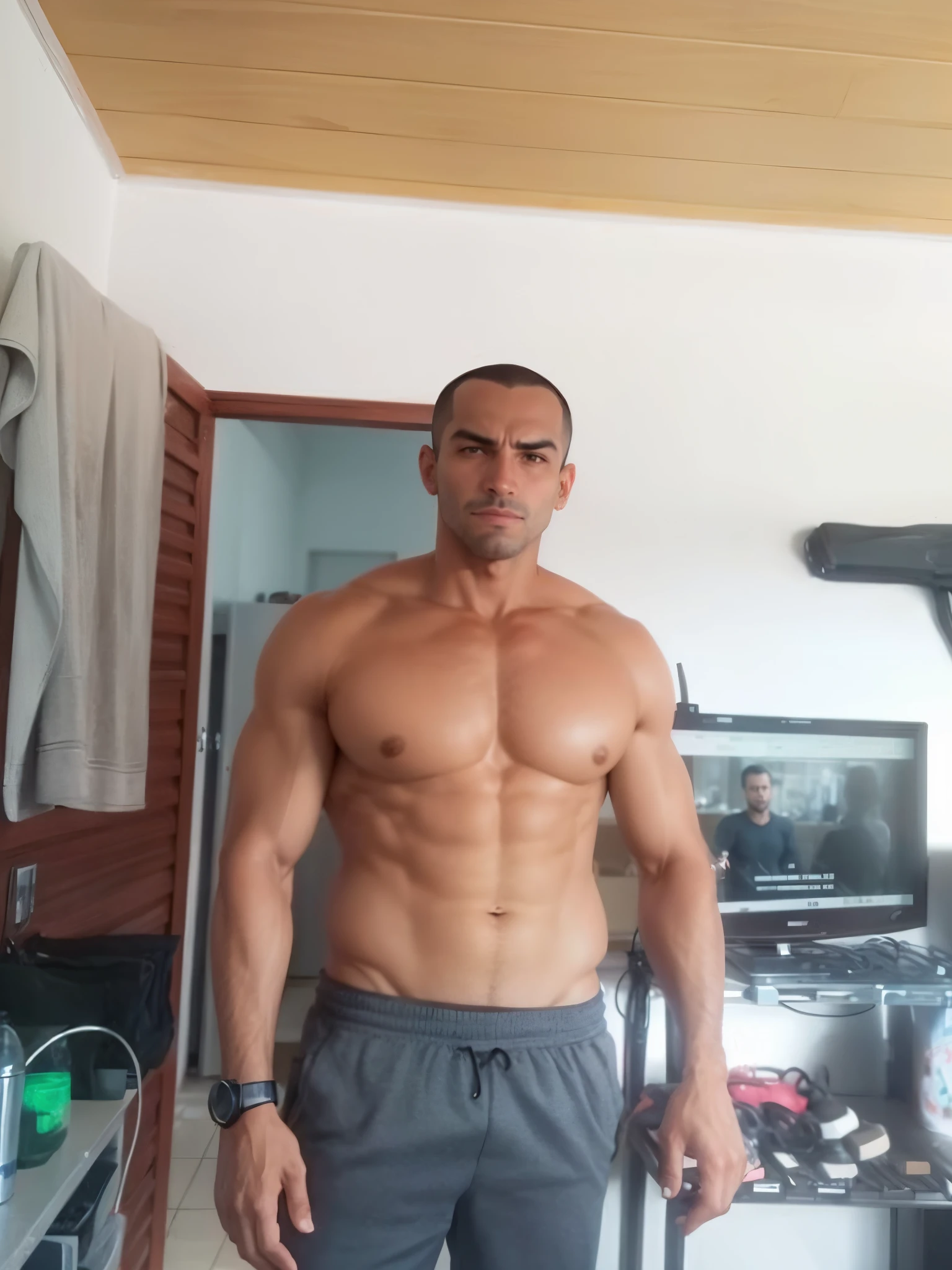 mantem o rosto intacto,