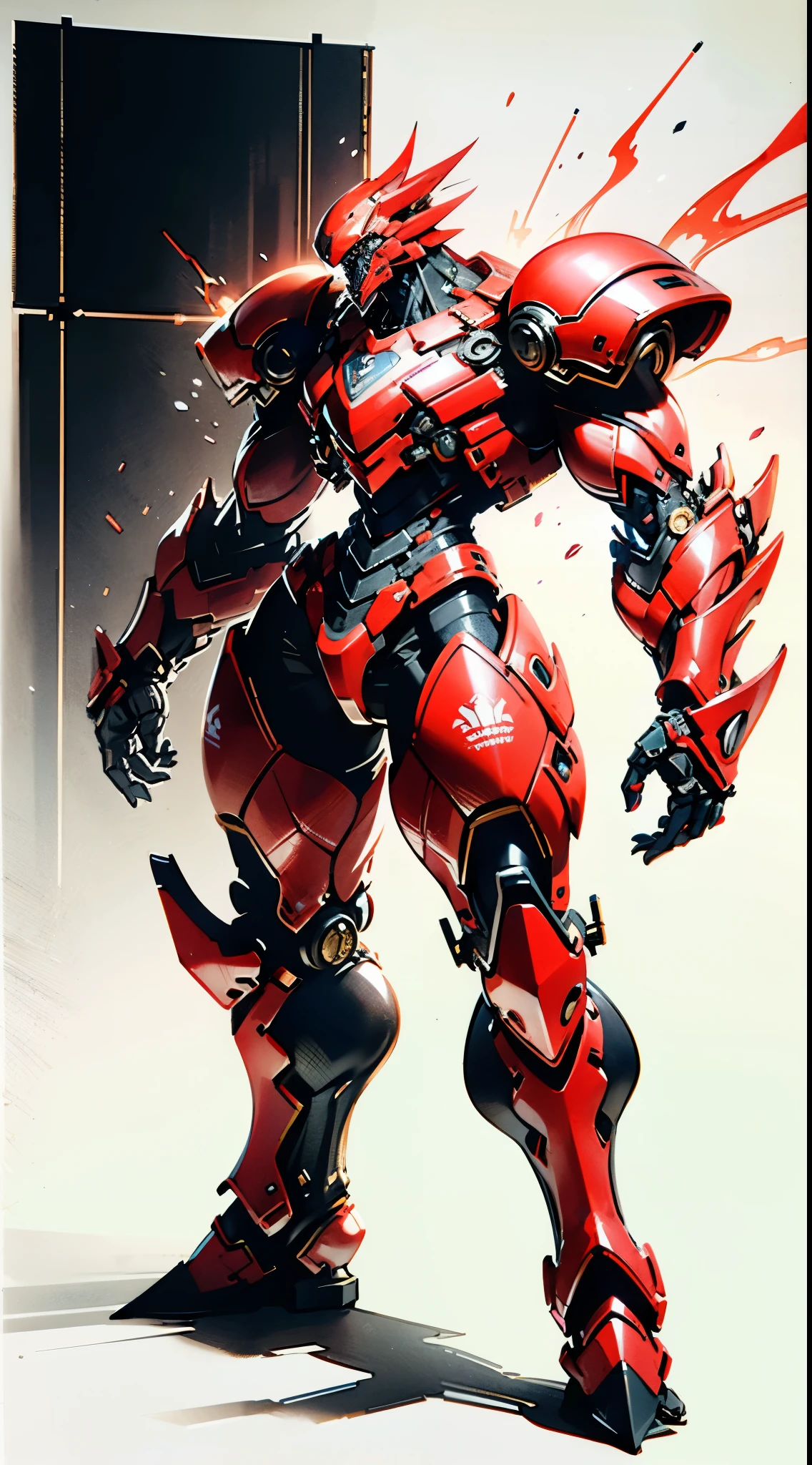 A high-tech combat armor suit inspired by Godzilla concept, Godzilla concept biotech battle armor, High-tech armored suits, psychedelic details, BiophyllTech, add electric power around, A bio-sensitive high-tech battle armor suit infused with Godzilla characteristics, The angular design on the body is illuminated and the display is charging, energy waves, Energy particles, octane render, unreal engine 5, high definition, best quality, highres, ultra-detailed, fantasy, Ultra-complex design, ultra-fine painting, extremely delicate, professional, perfect images quality, realistic, sure real, creativity, RAW photo, UHD, 32k, Natural light, cinematic lighting, best shadow, anatomically correct, masterpiece-anatomy-perfect, masterpiece:1.5