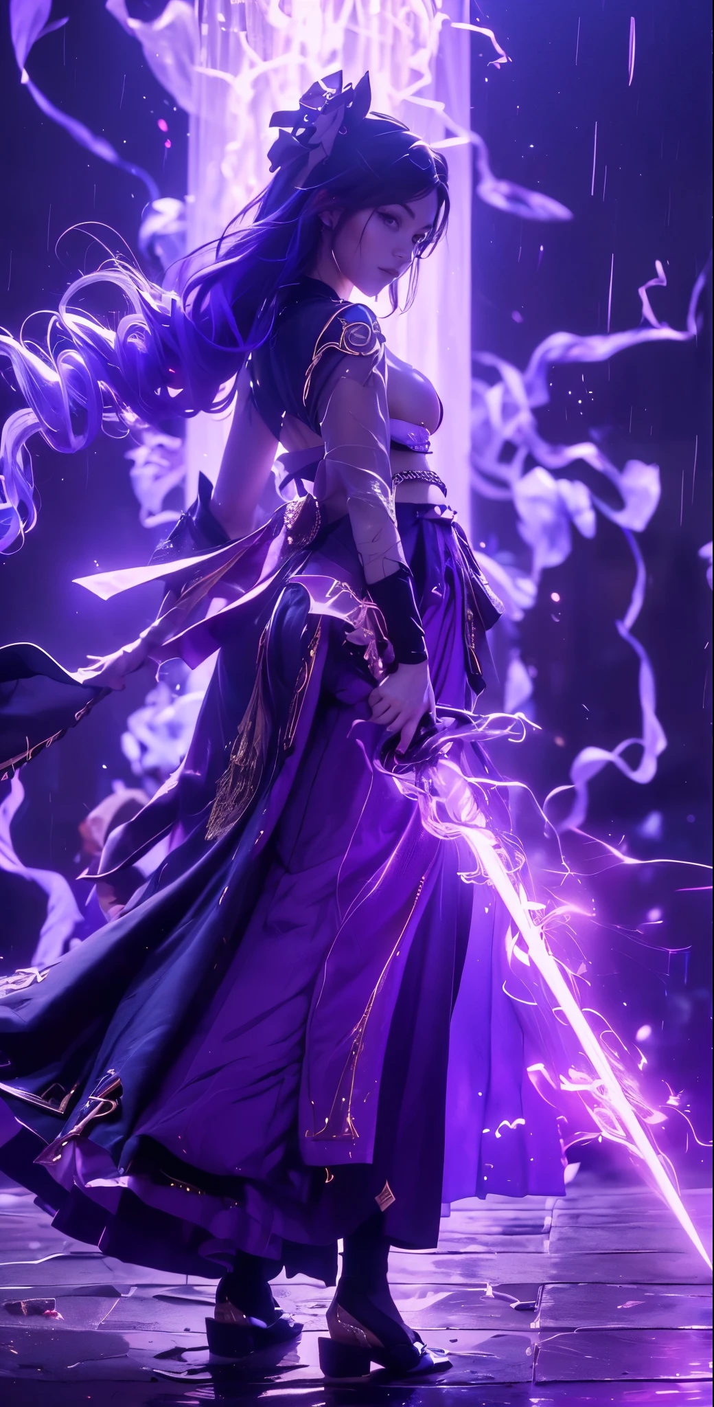 (((best quality, 8k, 32k, master piece, UHD: 1.2, professional photo, ultra realistic photo, masterpiece)), fantasy, Various angles, Close-up photo, beauty warrior photo, sexy, erotic, porn , (goddess of beauty), 1girl, wide legs, wide-eyed, crouched showing pussy, pubic hair sticking out of micro panties stuck in pussy, ((big breasts, gigantic display: 1.2, long and pointy breasts, Long natural breasts sticking out of the cleavage, porn)), ((sexy body, curved body, naked body, fit body, six-pack abs, big pert ass)), Seraphina is a rider who likes to show off her sexy body, her pussy, her beautiful breasts and her secrets, her female private parts, her breasts exposed, exposed, her captivating beauty combines harmoniously with her exceptional skill. Her blue eyes shine with determination, while her golden hair falls in soft waves over her shoulders. Dressed in finely crafted, very detailed clothing, sexy armor with gold details and jewels, she exudes a subtle sensuality.

(Seraphina is a desired warrior, the most beautiful of all women, The armor embraces the curves of her female body with elegance, everything perfect, everything detailed, perfectionist), Highlighting the breasts with sensuality. Delicate lines and intricate details add a touch of seduction to her presence. A flowing cape dances in the wind as she moves, adding an element of mystery and charm. Her face is very beautiful and attractive, full lips, makeup on her face, big eyelashes, perfect woman.

armor and adjusted to highlight her femininity and muscular abdomen. Her swordsmanship is a natural extension of her grace, and she moves with a confidence that draws attention wherever she wants it to go.

Seraphina is more than just a sexual figure; she is a formidable warrior with a magnetic aura that transcends the battlefield. Her charm lies in the unique combination of beauty, sensuality, pornography, everyone admires her for her erotic, naked appearance ((with transparent micro panties showing pussy)