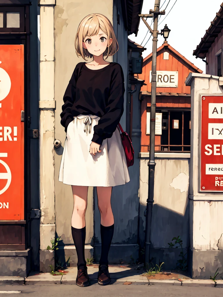 best quality, detailed background, girl, ,euro_street, random_wear,