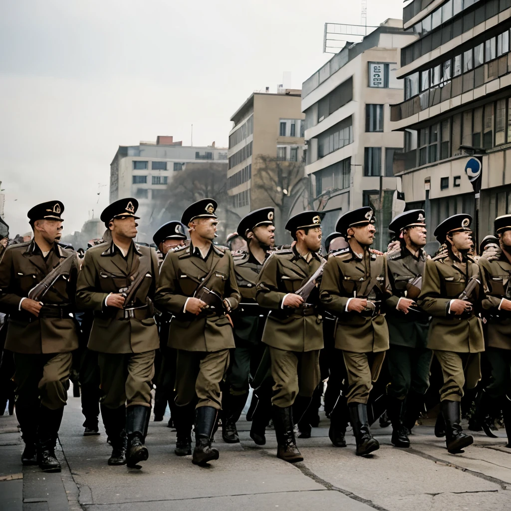 1945 berlin, nazi's, marching, victory