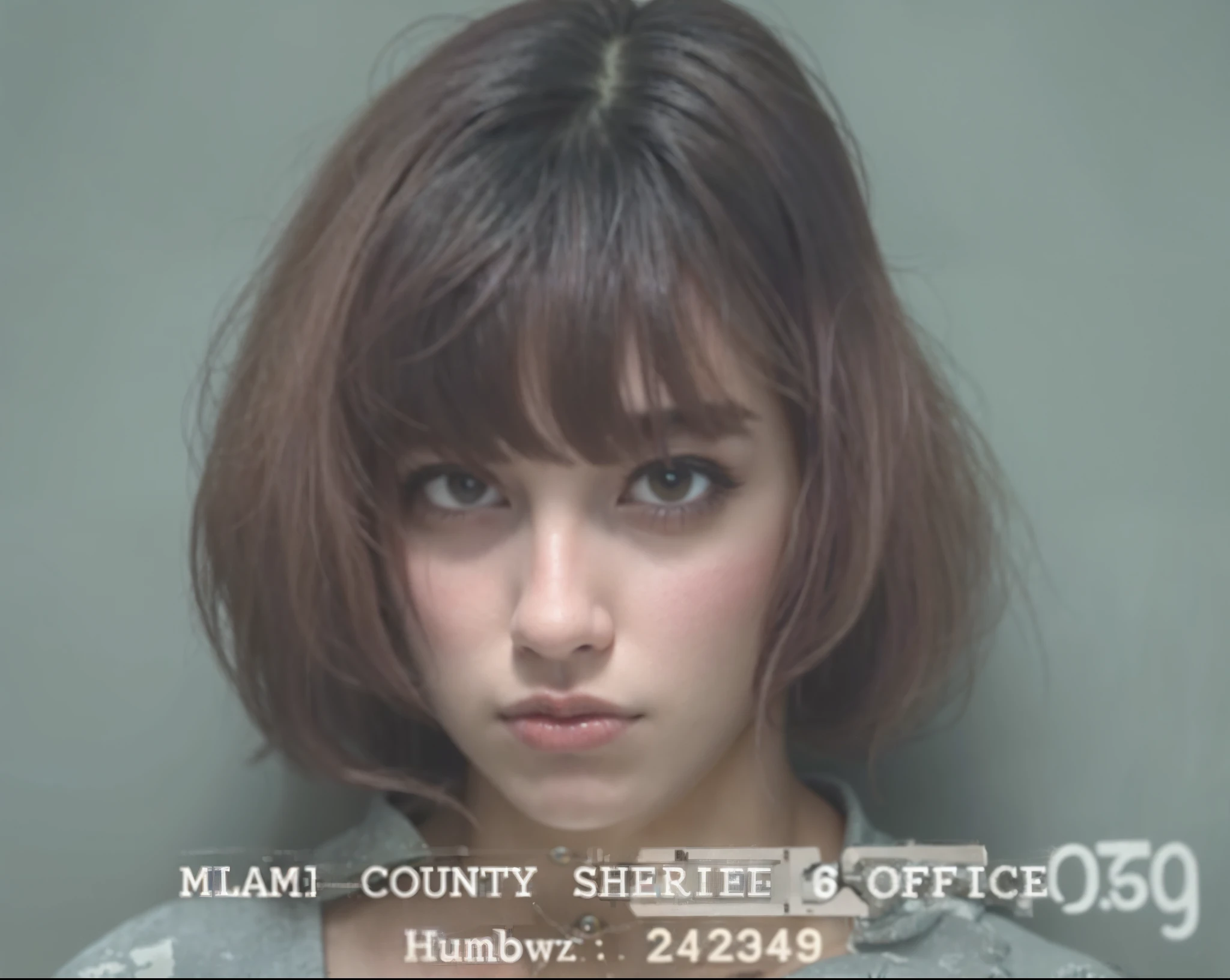 a woman with a short red hair is mugshoting, mug shot, mugshot, mugshot!!!!!, violent, liana, nilah, kaitlyn michelle siragusa, lianna, mugshot!!!, blanca alvarez, taken in the late 2000s, mugshots, taken in the mid 2000s, melanie martinez, mean smirk