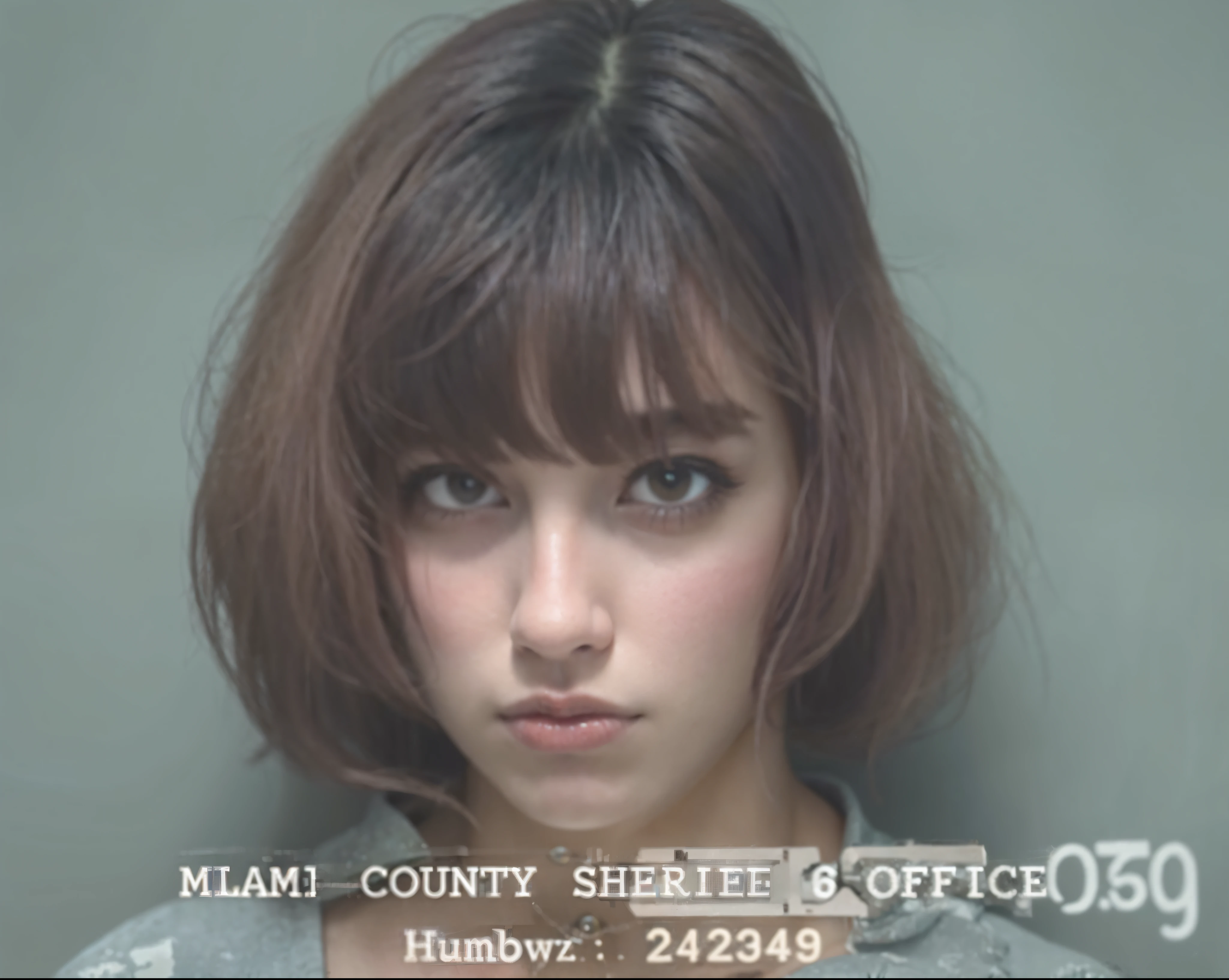 a woman with a short red hair is mugshoting, mug shot, mugshot, mugshot!!!!!, violent, liana, nilah, kaitlyn michelle siragusa, lianna, mugshot!!!, blanca alvarez, taken in the late 2000s, mugshots, taken in the mid 2000s, melanie martinez, mean smirk
