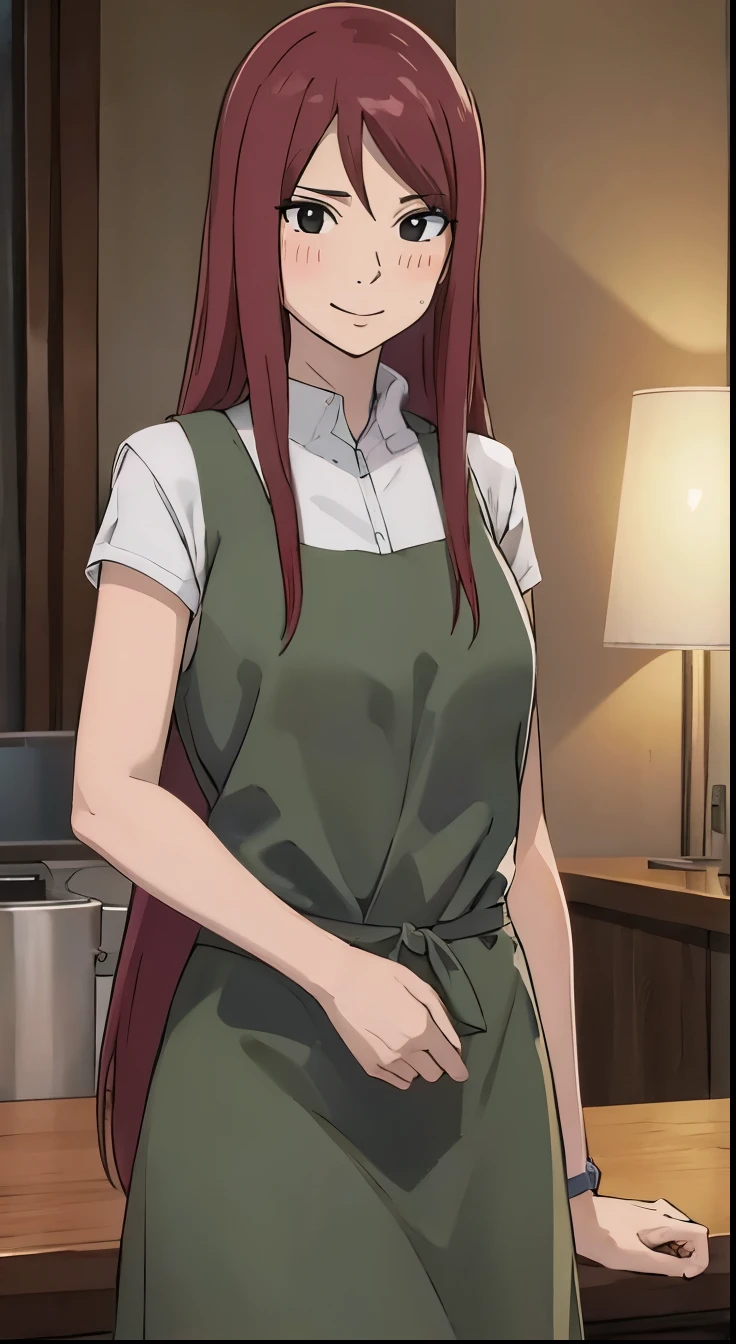 Beautiful,blush on,smile