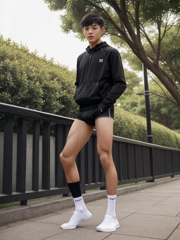 16 years old teenagers , very young , light-skin , wearing an dark black sexy underwear, tmasterpiece,k hd,the feet,Transparent sports vest,semi transparent,black long socks,The barefoot , black colour , handsome and cute , extreme cute boy , white skin , dark black underwear boxers shorts , extremely tall and cute boy ,oppa model , handsome model , full body , dark black boxers underwears short shorts , black socks , white light-skin , Chinese model , young boy , white skin , handsome and extremely cute , black boxers underwear shorts , long black socks , handsome model , at the park , jogging , model oppa , long legs , jogging , running , high knee black socks ,black long socks , stand up , extremely tall , extremely high , black underwears , black sports underwear , long black socks , clean and white legs , Chinese model , extremely long legs , looking at the camera , clean and white thigh , heavy bulge , ??? face , baby face , wearing jacket , black underwears boxers , light and white skin , Chinese model , strike a pose , sexy pose , horny boy