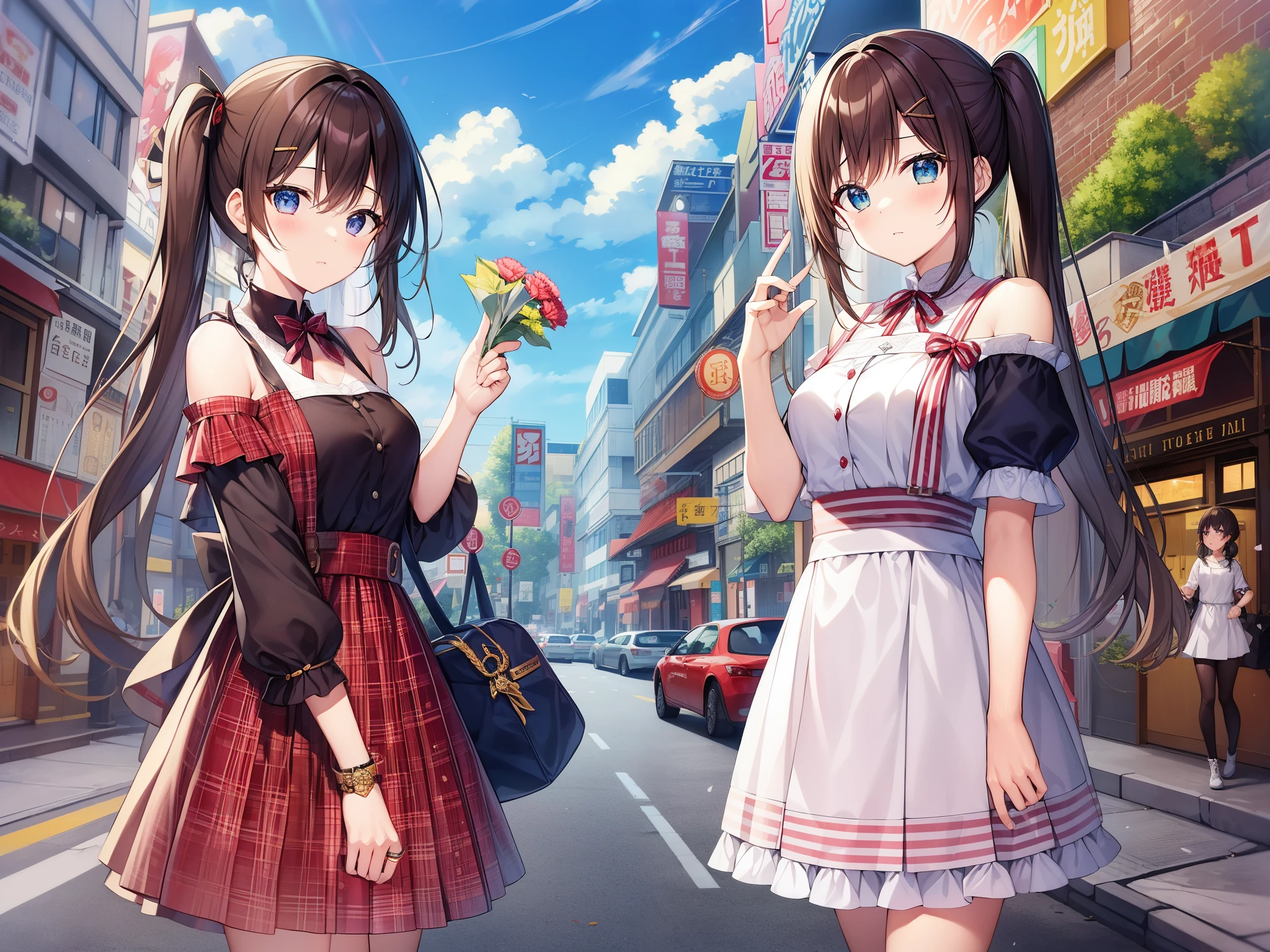 top-quality、top-quality、detaileds、purge！！Lori Godへのレクイエム☆ / Sigurui（9）、Chiquita、Lori God、mesugaki、cocky、Twintails with brown hair、Lonely ロリLori God、befall、if you ring the bell, This is the street、This is a requiem for salvation、Seno、if you touch it, you will be arrested.！（Ah！）極Chu♡ de 点呼！（UH！）、ichini-sanshi？（Sorry）、Huh？( ﾟDﾟ) i&#39;Sorry、、聞こwhatなーい（what〜！）、purge!! Lori Godレクイエム☆、