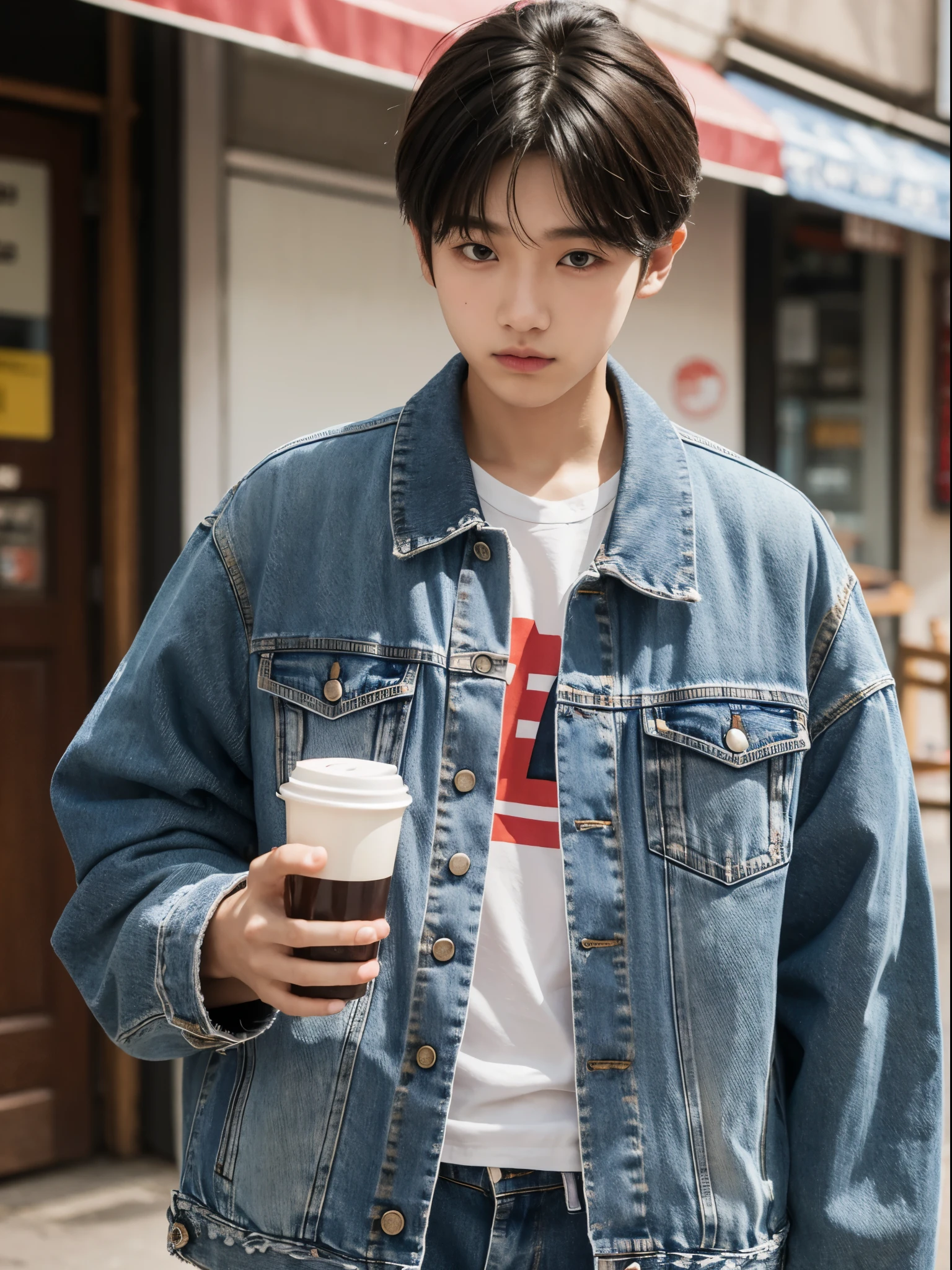 boy,  y.o, denim jacket, seoul