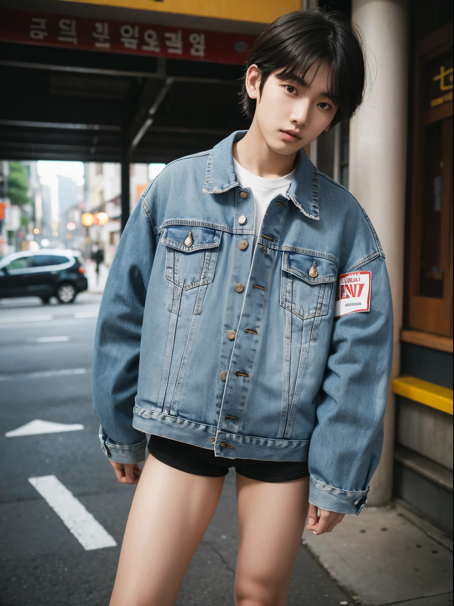 boy,  y.o, denim jacket, seoul