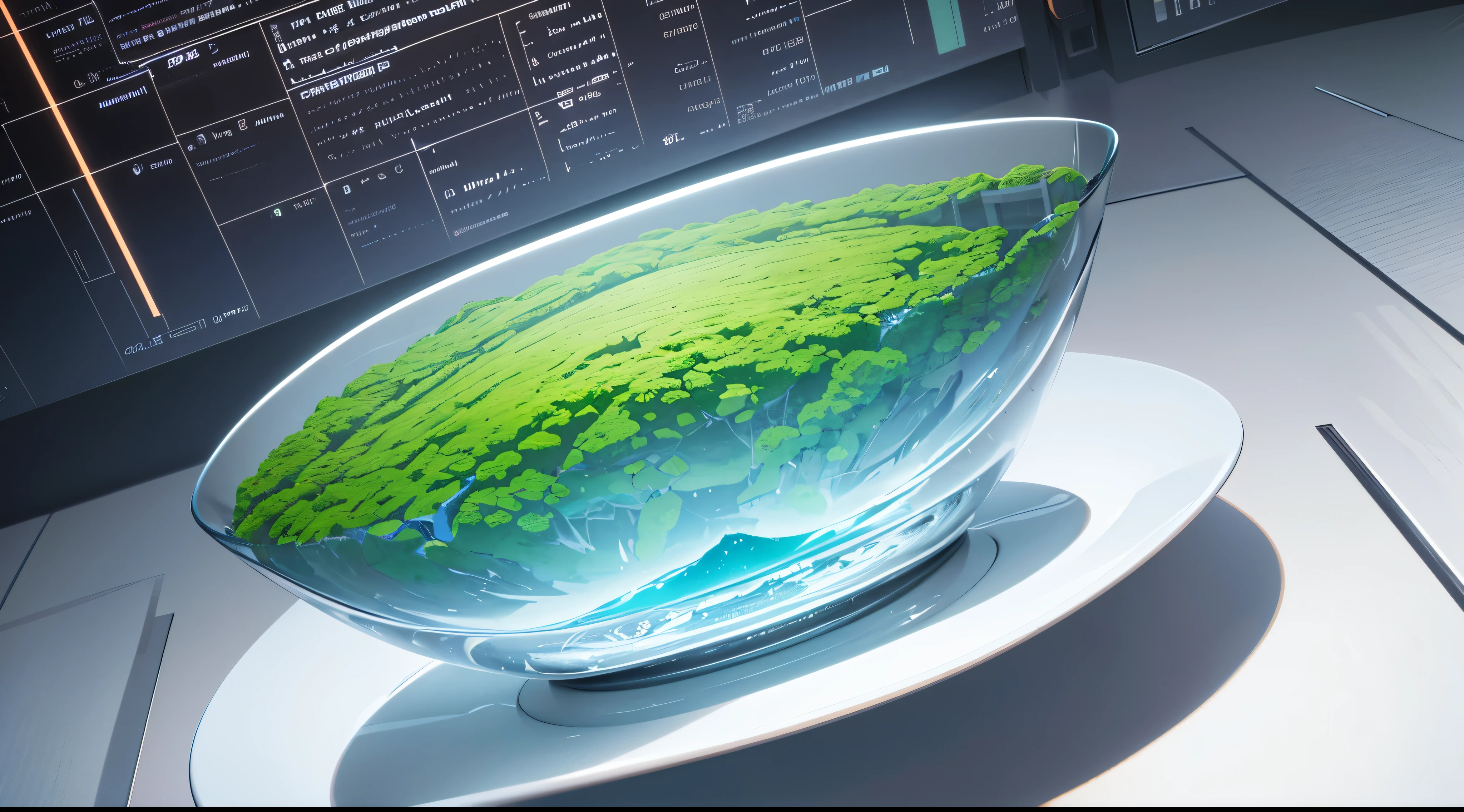 Engaging 3D visualization featuring stunning graphs、glinting