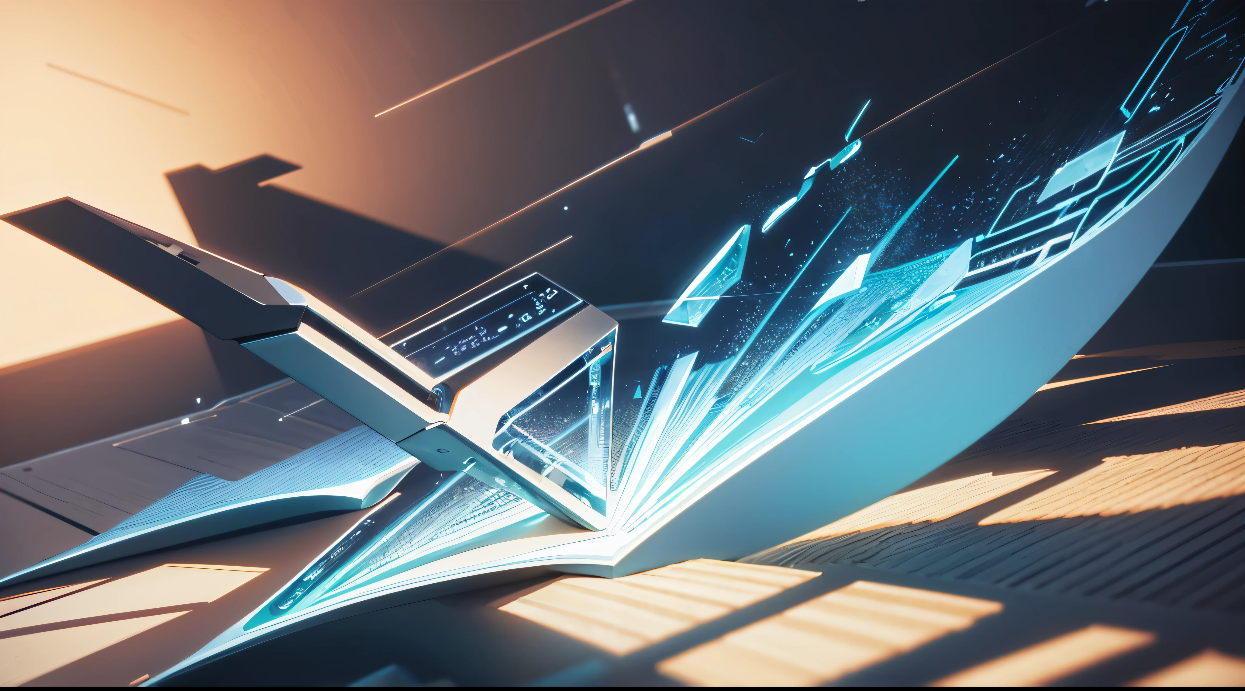 Engaging 3D visualization featuring stunning graphs、glinting