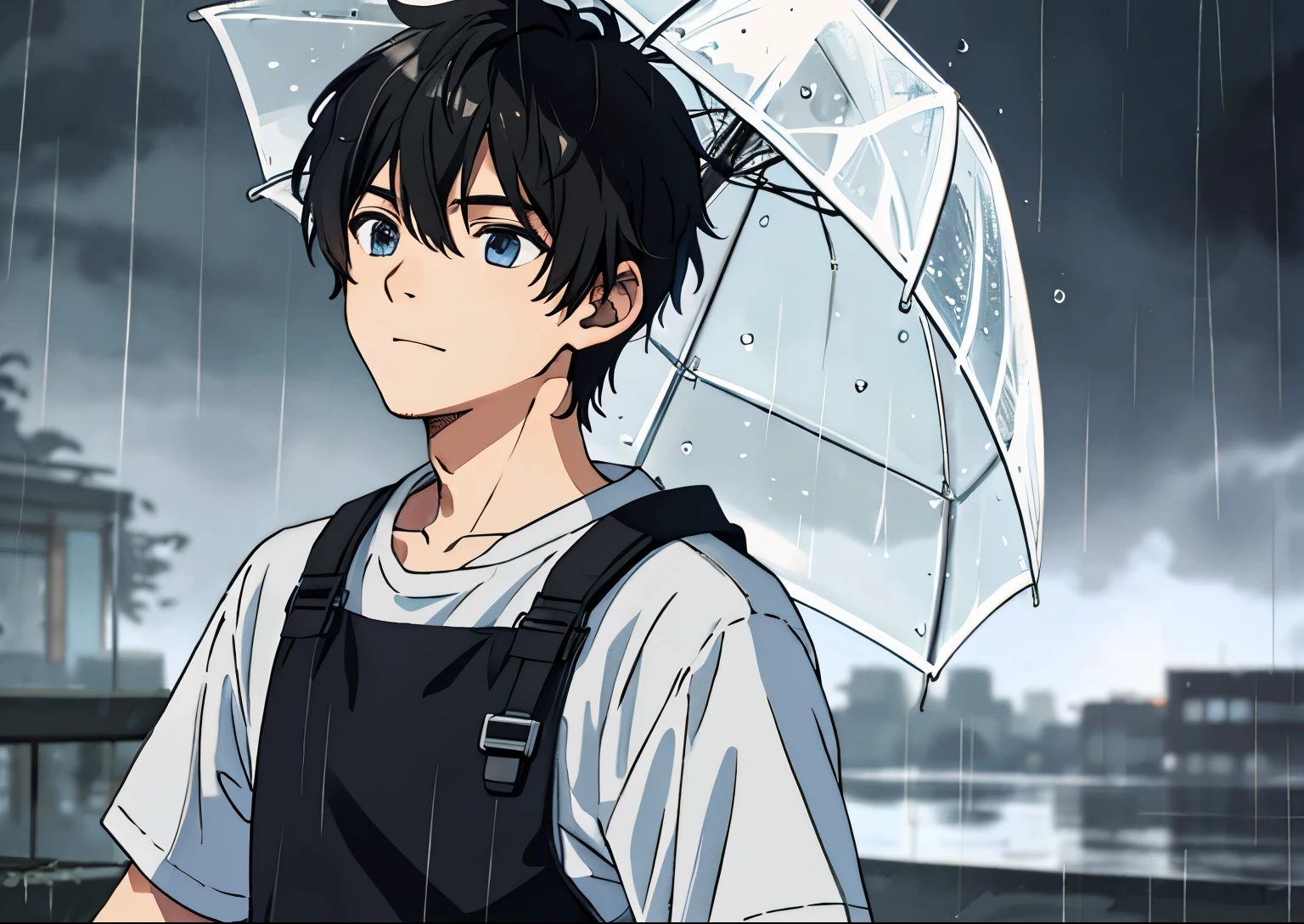 1boy,Rain