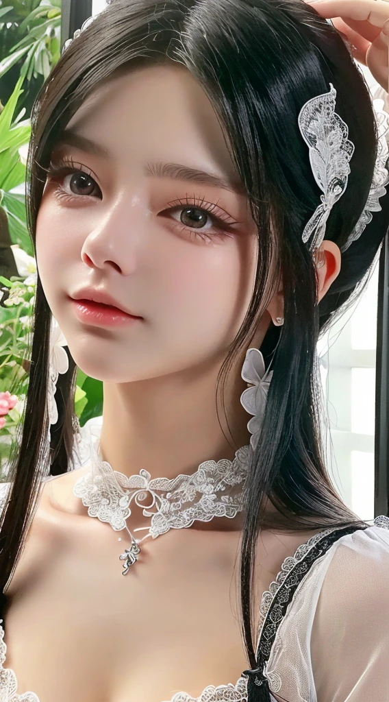 1 chica, 18yr old, piel clara, cara hermosa, ojos hermosos y detallados, cuerpo precioso, pelo blanco, top corto blanco, encaje, minifalda negra, sexy transparent black lingerie, black angel wings, llamas de fondo
