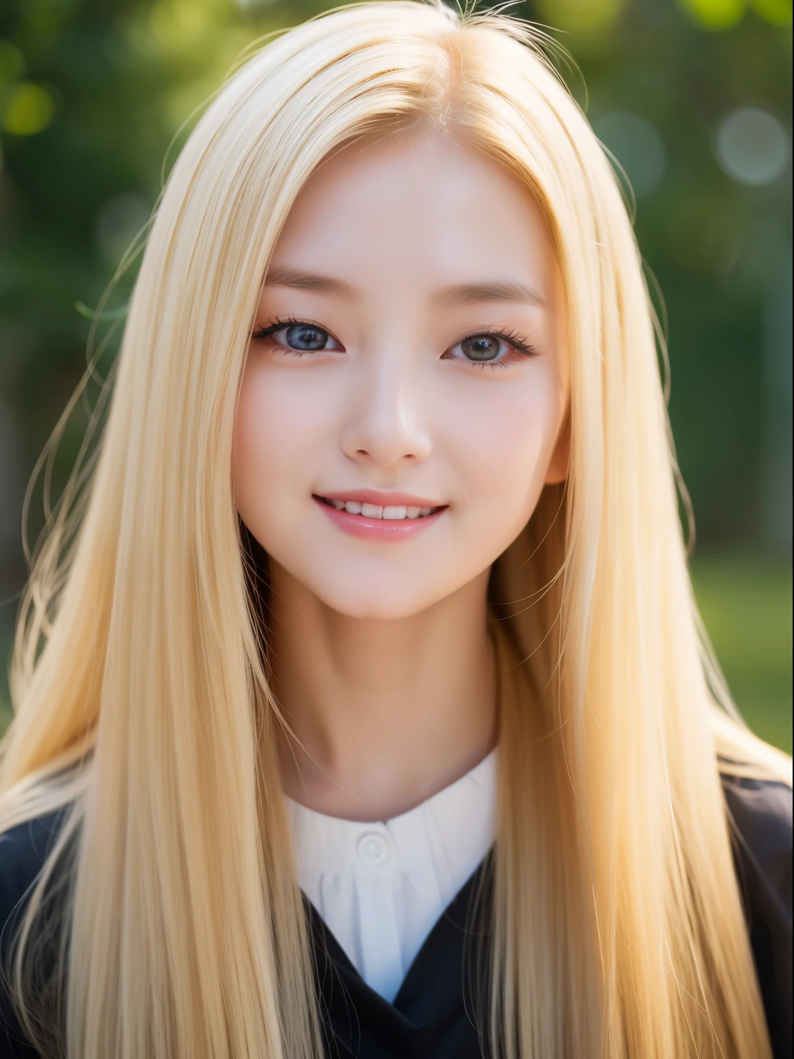 best qualtiy、masterpiece、(逼真:1.2)、infp young woman、
Bright and very beautiful blonde hair、Super Long Straight Silky Hair、
colorful skirts、
cottagecore、Small face beauty、White beautiful skin、face gloss front、A detailed face、Beautiful black eyes、(A smile:1.1)、
Vivid and sharp focus、