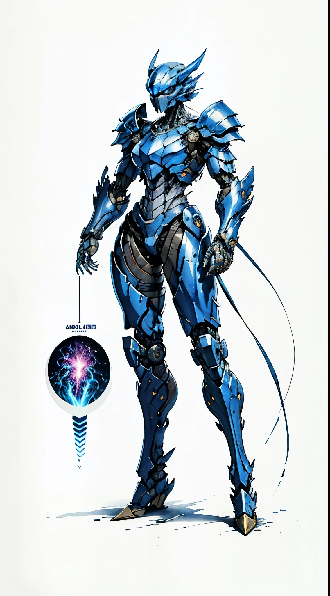 A high-tech combat armor suit inspired by Godzilla concept, Godzilla concept biotech battle armor, High-tech armored suits, psychedelic details, BiophyllTech, add electric power around, A bio-sensitive high-tech battle armor suit infused with Godzilla characteristics, The angular design on the body is illuminated and the display is charging, energy waves, Energy particles, octane render, unreal engine 5, high definition, best quality, highres, ultra-detailed, fantasy, Ultra-complex design, ultra-fine painting, extremely delicate, professional, perfect images quality, realistic, sure real, creativity, RAW photo, UHD, 32k, Natural light, cinematic lighting, best shadow, anatomically correct, masterpiece-anatomy-perfect, masterpiece:1.5