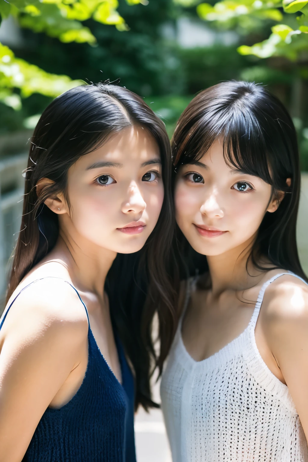 A beautiful Japanese girl with fair skin and angelic features............... 、One girl、She is a teenager、Looks like a slender .Bust is 74cm、 shirtless at school、、tome'a little embarrassing for her. She has a childish appearance with a flat chest. 、 The school atmosphere is professional and clean.............. ...... The artwork is、Must be realistic, Highly detailed photorealistic quality, high resolution render, Gives a cute and innocent atmosphere. Lighting should be balanced and natural, Beautifully illuminate the scene.、I can see my nipples、Underpants1becomes a sheet、I can see my genitals、The stage is school、The school is in class and there are many students and teachers.、Gunze、taiwan wacoal、the upper body is naked