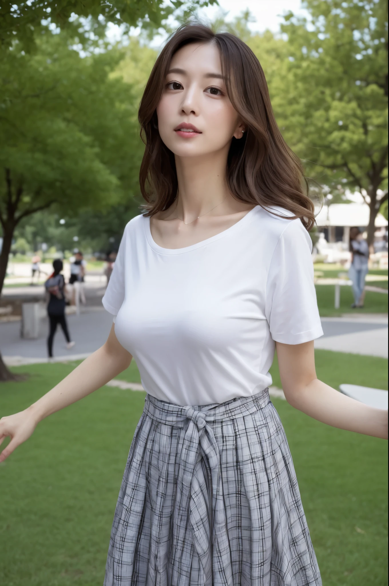 masterpiece, best quality, official art, in focus, full body photo (FLS), FHD, 1080P, 2K, 4K, 8K, Mind-bSoft illuminationlowing Details, Unfathomable, Leica camera, Full Length Shot (FLS), cute, Golden Ratio,Soft illumination,absorbing。 Super detailed, extremely detailed, beautiful and meticulous girl, 1 girl, (perfect female figure), full body, t-shirt, shorts, long legs, no breasts.