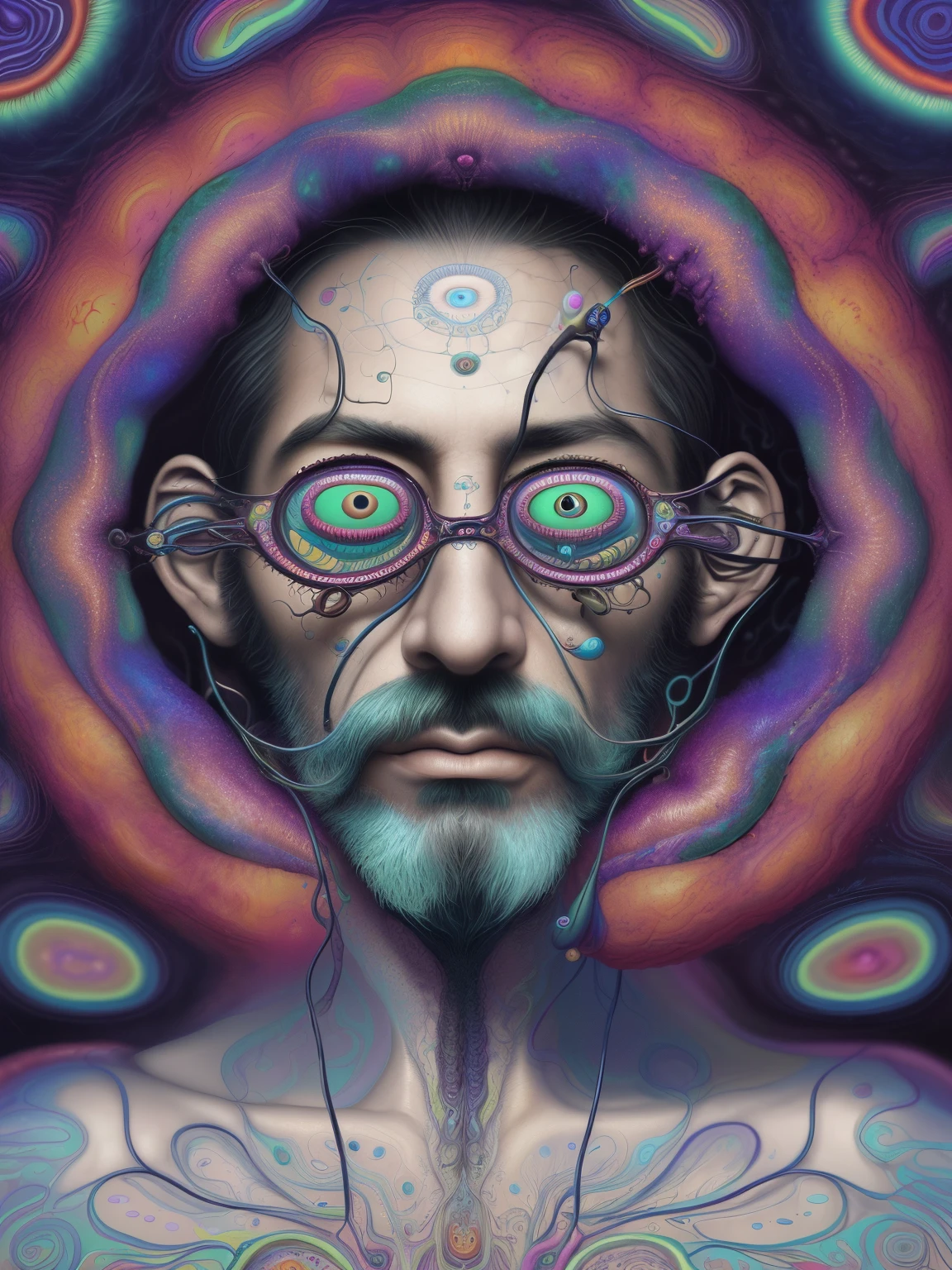 a weird lsd dream, highly detailed