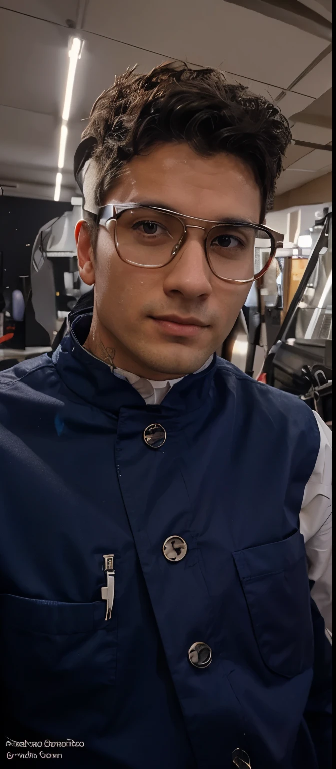 Change background handsome boy scientific smart boy