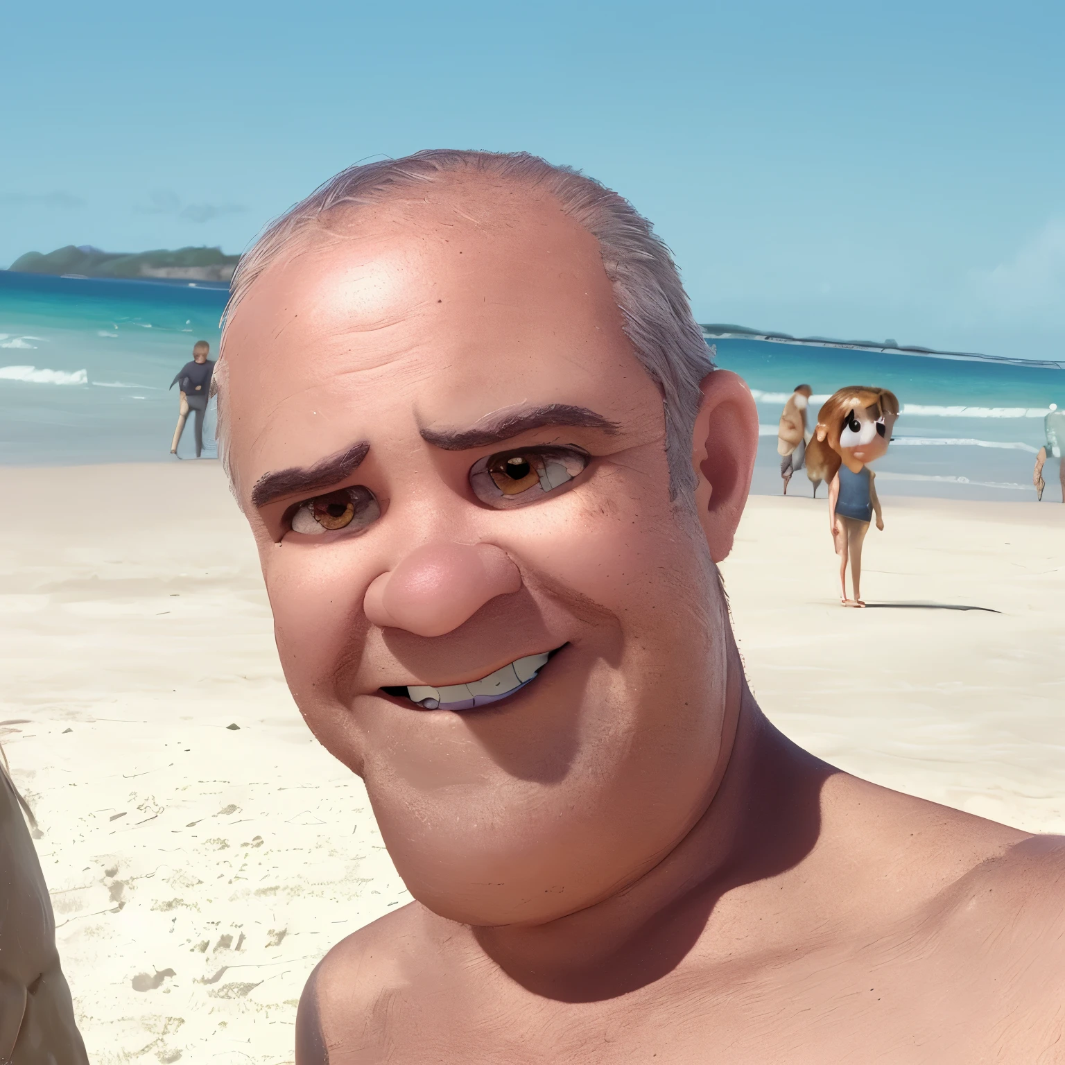 Crie uma imagem estilo pixar