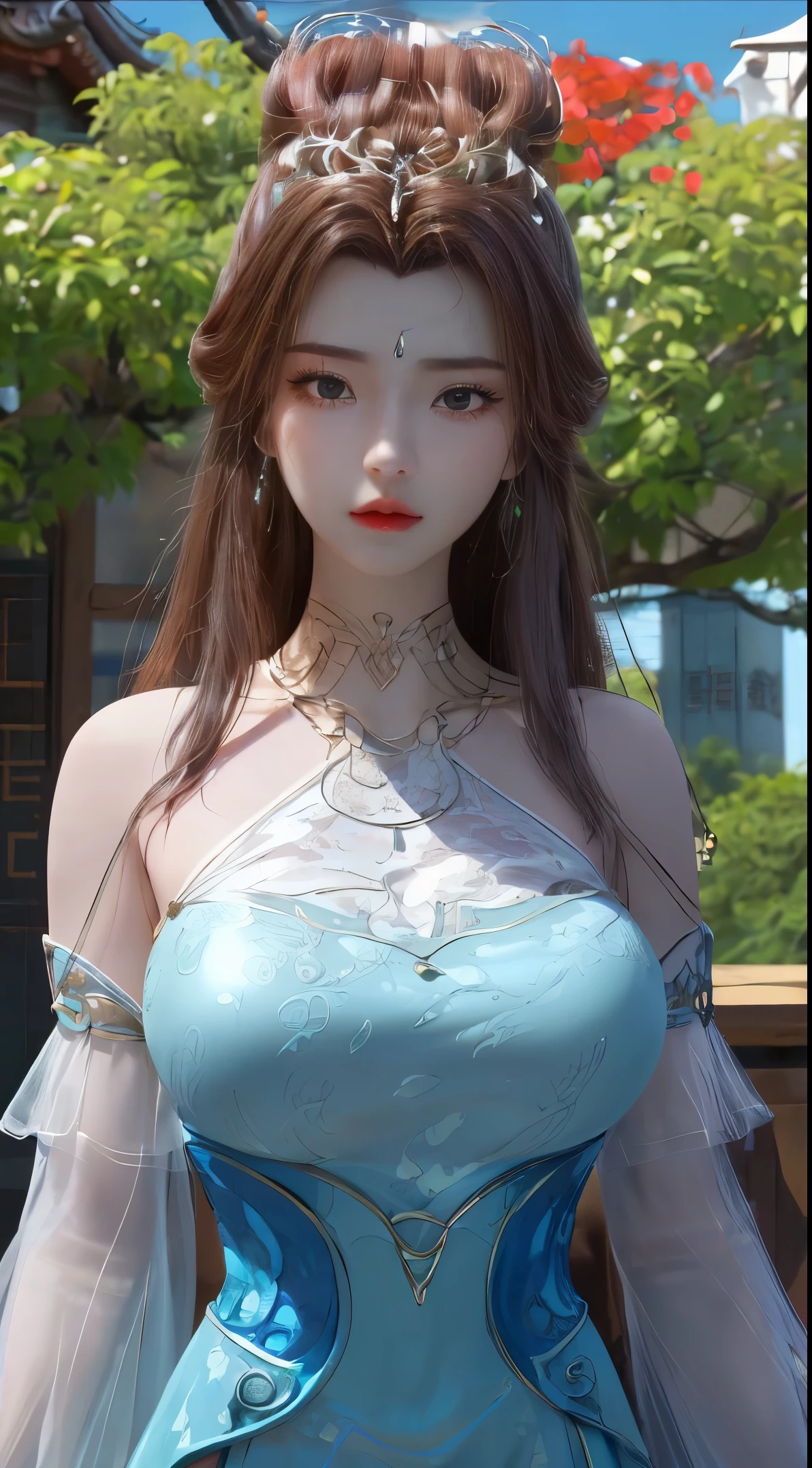 Surreal 8K CG, 完美's, 干净's, tmasterpiece, professionalartwork, famousartwork, 电影灯光, cinematicbloom,((Transparent thin blue mini dress),(), 完美's face, 漂亮's脸蛋, (棕色眼睛's瞳孔: 1.5), fanciful, unreality, scientific fiction, Lace, Lace trim, (超紧's和圆形: 1.8), (Chopping), 美丽's, Lace panties, Luxury, jewely, diamond, kinako, pearls, Pedras preciosas, 蓝Pedras preciosas, 红Pedras preciosas, emeralds, 复杂's细节, 花朵精致's文字, gracefulness, 's, 's, 's, enchanting, (hair adornments), neckLace, 耳Nipple Ring, bangle, bangle, The halo, fall, (Grommet),(1个Giant Breast Girl , Perspectives,最好's质量, ) , (1个Giant Breast Girl, 独自's, looking at viewert, ), ((()))