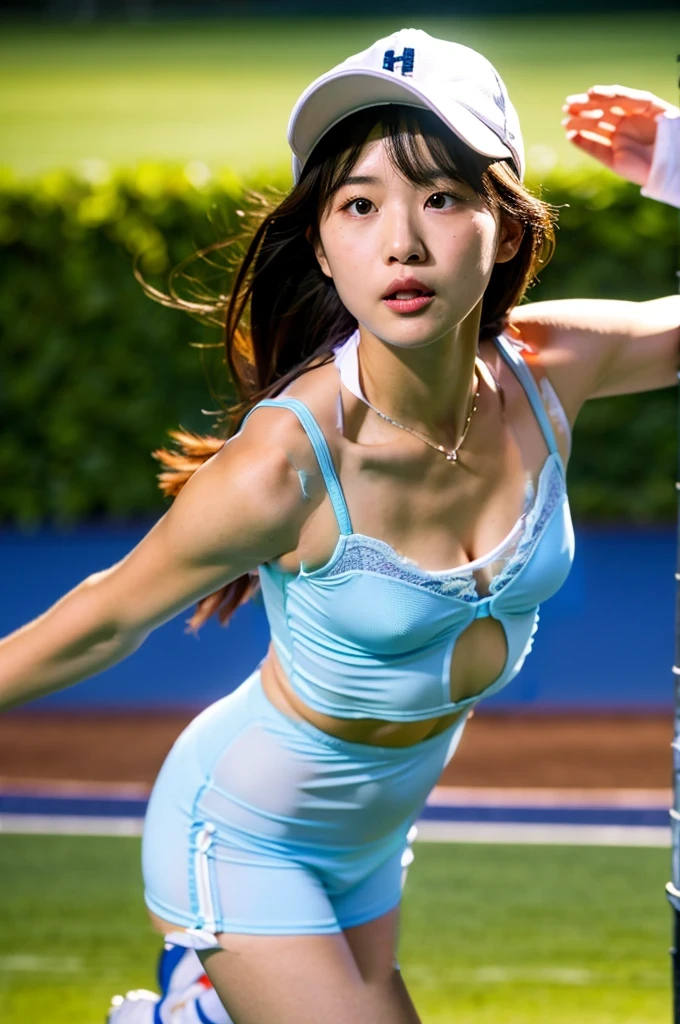 blue undergarments