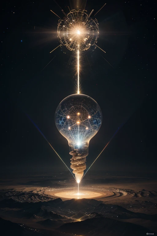 Imagine a luminous circuit board, intricately weaving through a cosmic backdrop, with each illuminated node representing a unique insight or breakthrough in the world of artificial intelligence. The convergence of technology and the cosmos symbolizes the limitless possibilities and cosmic impact of AI, inviting viewers to explore the brilliance of intelligence in the digital universe.