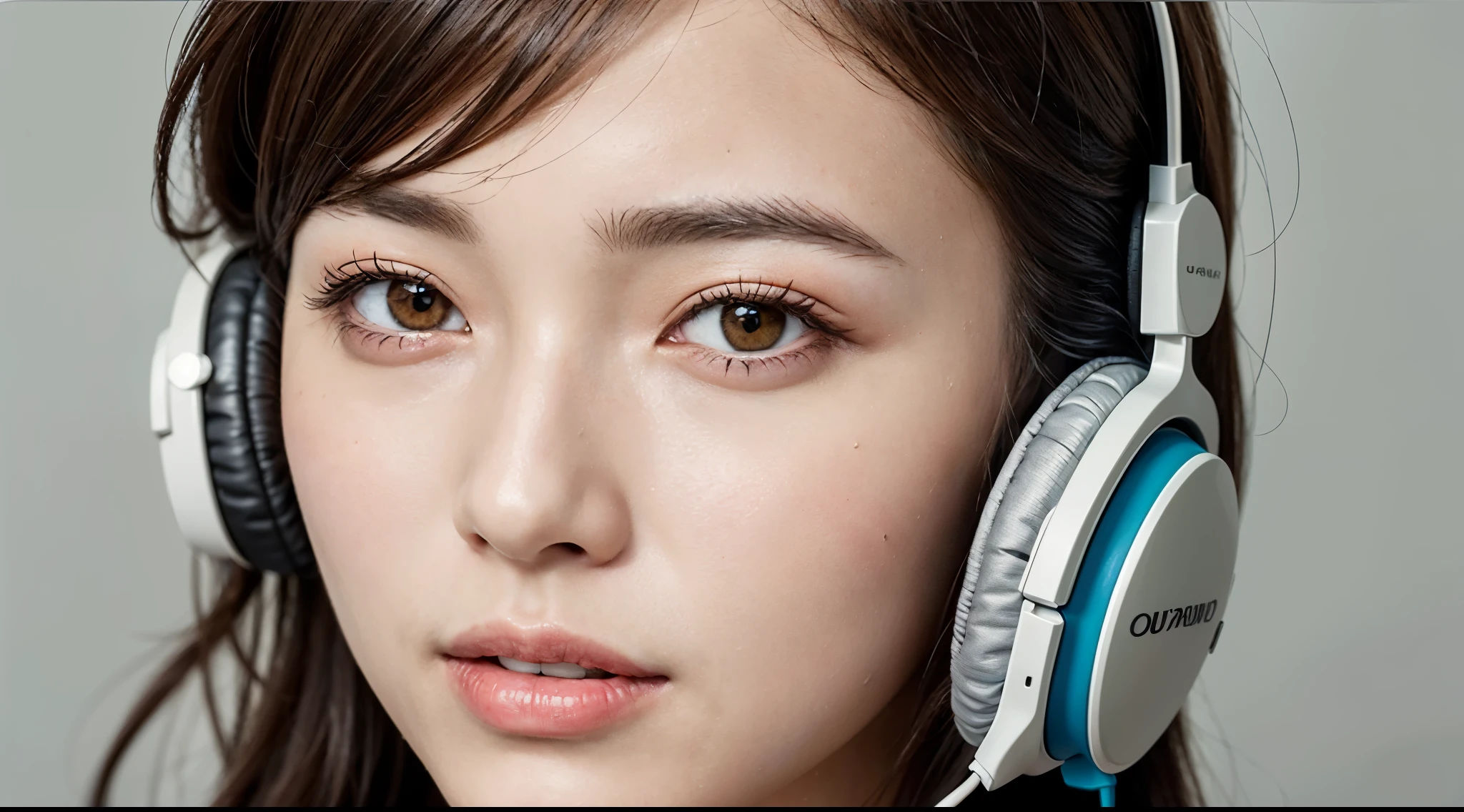 ((best quality)), ((masterpiece)), (detailed), perfect face with headphones, ultra detail, photography, realistic, brightening light, close-up,