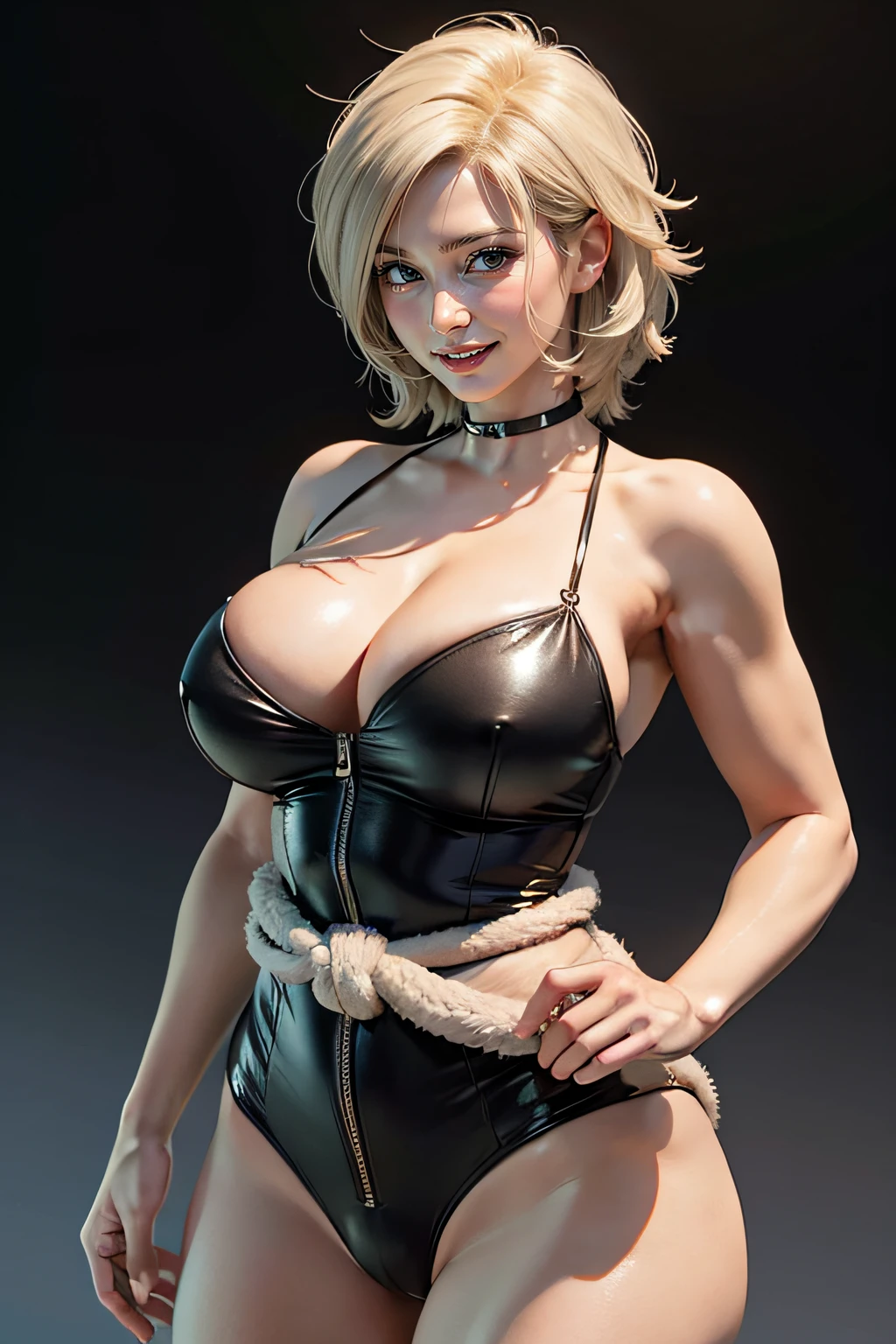 Female, feminine, androgynous, large breasts, transgender Broly from Dragon Ball Super, 1boy, closed mouth, female focus, muscular, muscular male, standing alone on Namek, sash, serious, solo, spiked hair, ultra instinct, ((masterpiece)), erotic, sexy female Waifu, photorealistic anime realism trending on civitai perfect composition perfect render innovative design dynamic angle perfect pose perfect body perfect face perfect hands perfect fingers perfect, signature Broly outfit, Dragon Ball style environment, realistic background, detailed background detailed outfit perfect nails, highest resolution, camel toe, cameltoe bulge, areolas protruding, cleavage, sexy, beautiful