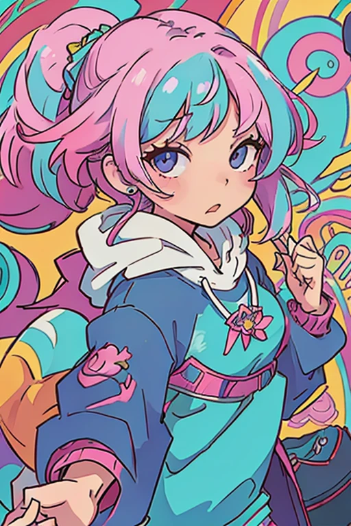 Illustration image、Colorful backgrounds、Fashionable、art by