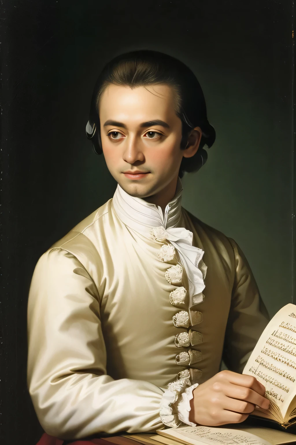 mozart study'Beautiful composition and tone、naturey、masterpiece、femele、modeled、