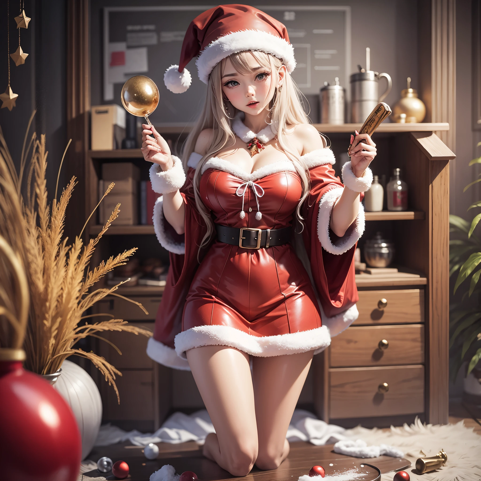 (((2b)))8k,((de nier the automata))(((lleva un leotardo rojo y un gorro de navidad)))(((ella posa cat walk)))(((Amazing tits)))caliente, hermosa,((Hornie)),(((2b)))((tiene nalgotas)))8k,((parece un render 3d)) hiperrealista todo como un motor irreal trazado de rayos render ((estilo humano hiperealista)),(((Empty dark background))). hiperrealista todo como un motor irreal trazado de rayos render estilo humano realista ,(((Empty dark background)))., (((emptyback ground)))Suavemente iluminado, Intimo exquisito detalle, foco nítido, intrincadamente detallado, rewarded photography, small-catchlight, bajo contraste, alta nitidez, facial-symmetry, profundidad de campo, cinematic background, Renderizado del motor irreal, Imagen central, dream-like, Suavemente iluminado, intimo, imagen de cuerpo completo ,cuerpo completo,((tetona)),((piernas torneadas)) perfect ass ecchi, hdri