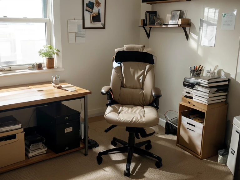 (best quality,4k,8k,highres,masterpiece:1.2),ultra-detailed,(realistic,photorealistic,photo-realistic:1.37),office,people,work,business,office equipment,professional,sharp focus,vivid colors,physically-based rendering,bokeh,portrait,concentrated,productive,innovative,creative,hustle,busy environment,modern,efficient,organized,neat and tidy space,inspiring,ambitious,teamwork,effective collaboration,desk with computer,desk phone,multi-screen setup,ergonomic chair,books and documents,files and folders,notebooks and pens,coffee mugs,tidy shelves,filing cabinets,whiteboard with brainstorming notes,office plants,natural light,soft artificial lighting,neutral color palette,subtle warm tones