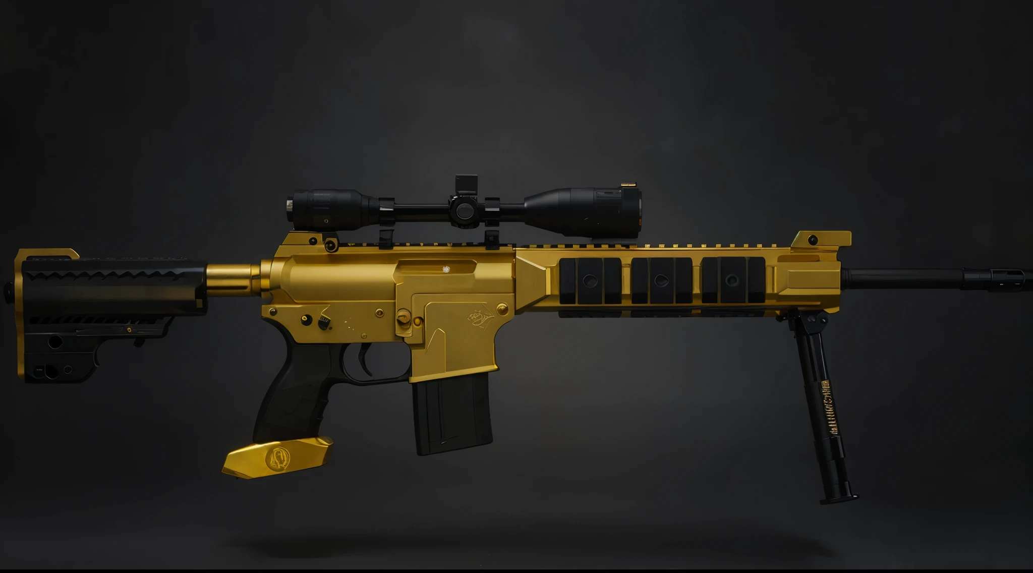 Em 4 Spw gold, gun
